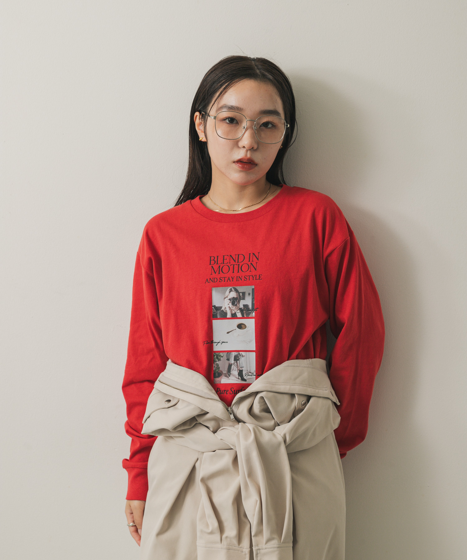 アソートフォトロングTシャツ