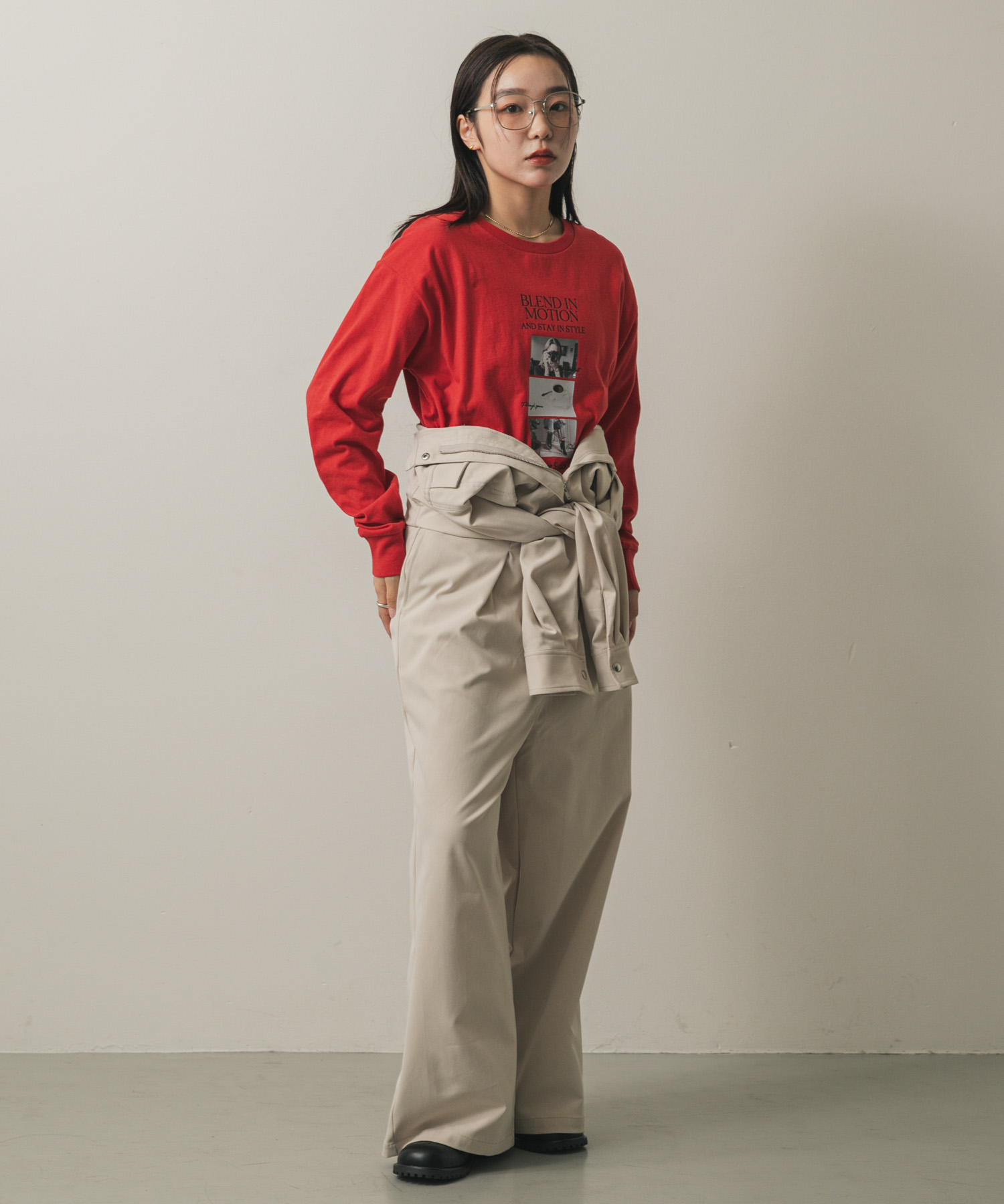 身長：158cm サイズ：one