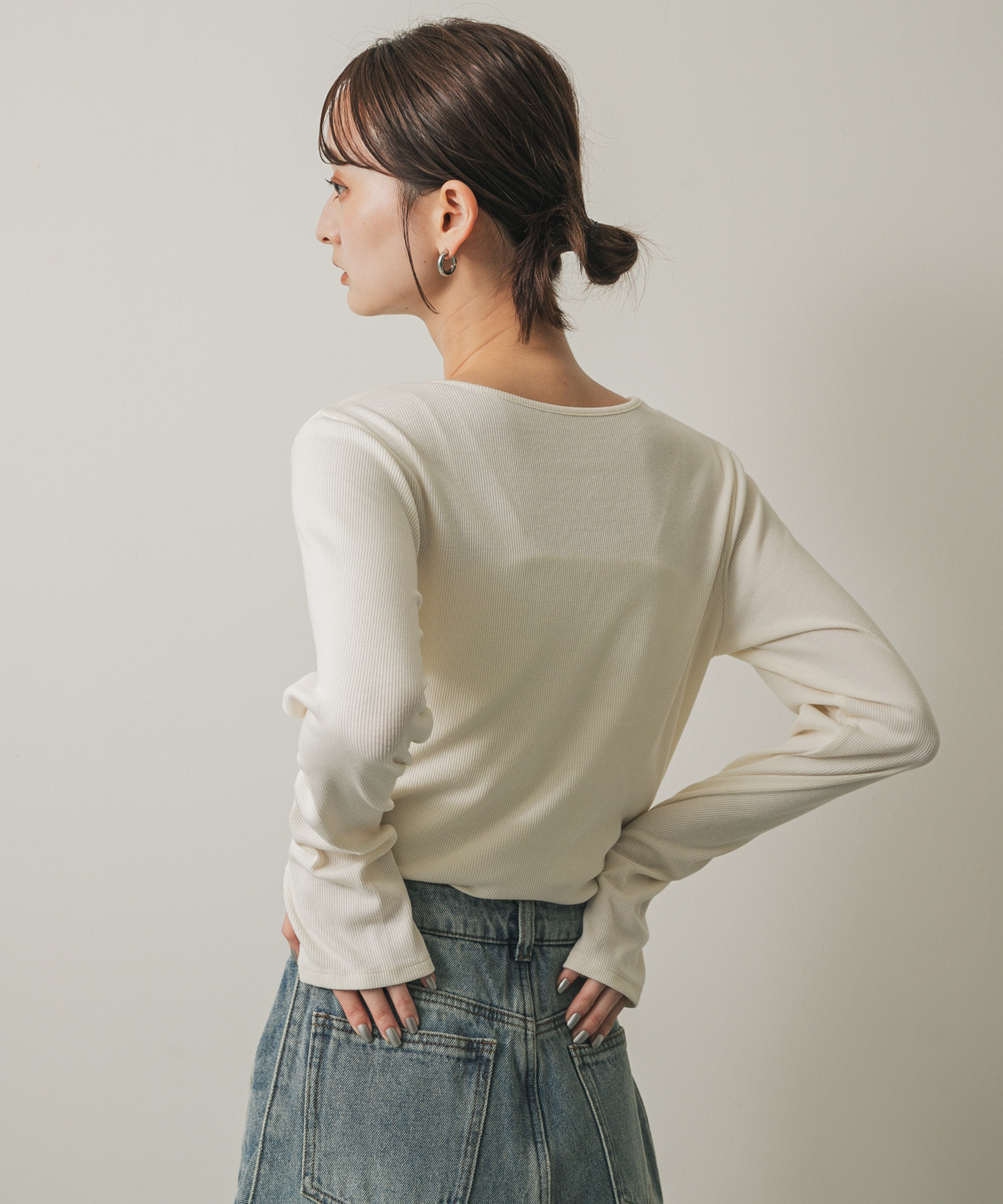 身長：169cm サイズ：one