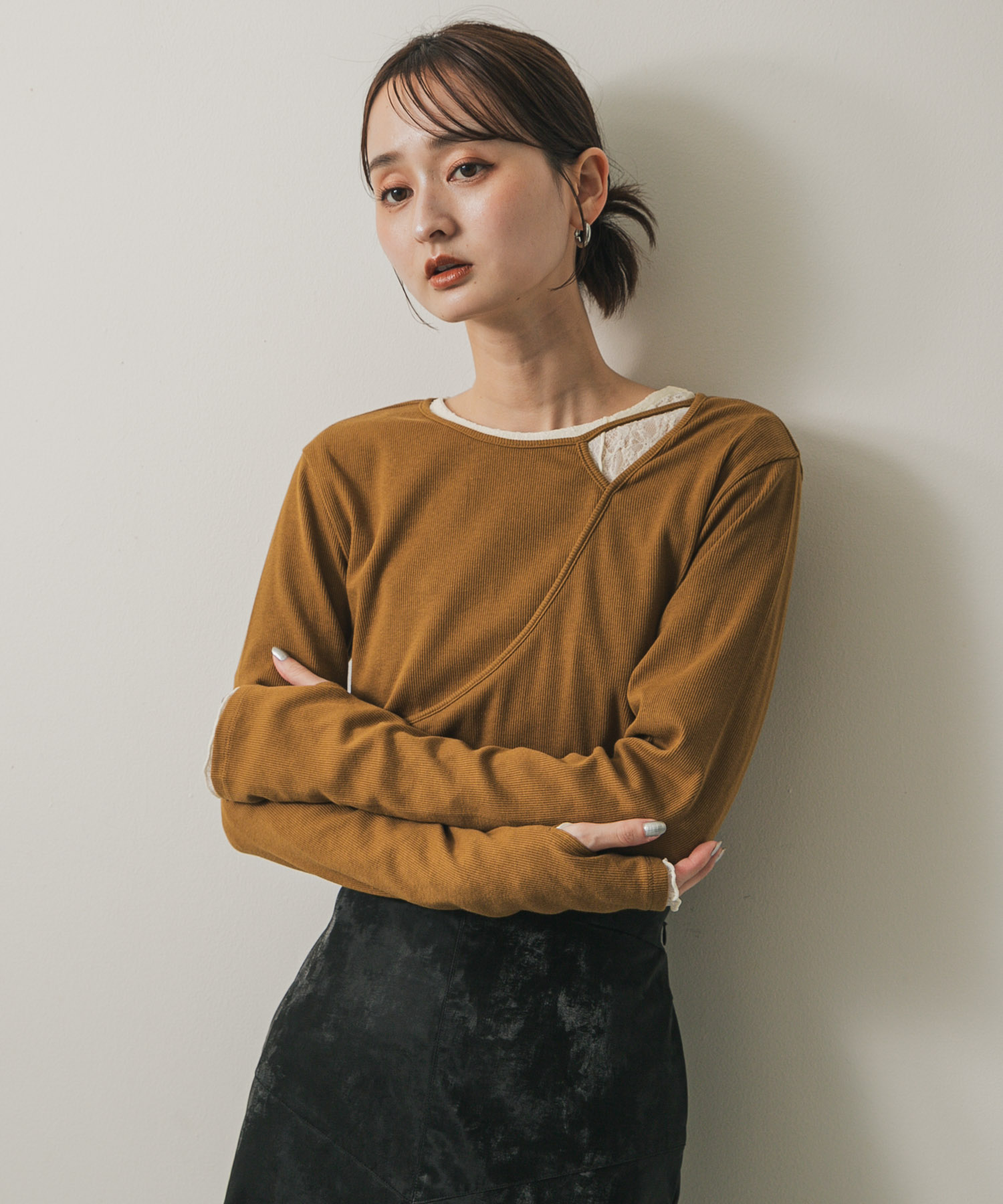 身長：169cm サイズ：one