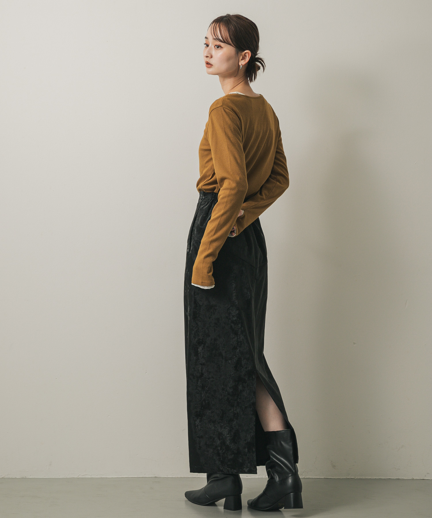 身長：169cm サイズ：one