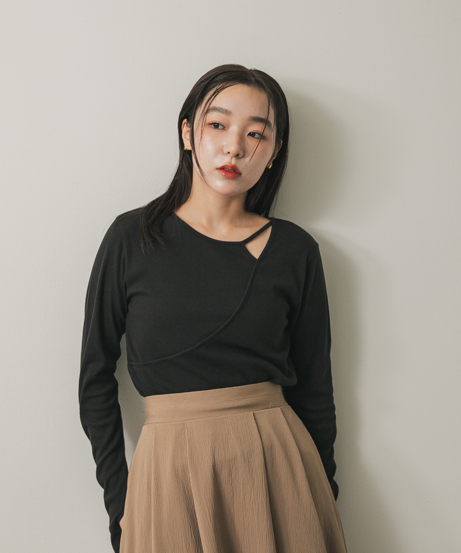 身長：158cm サイズ：one
