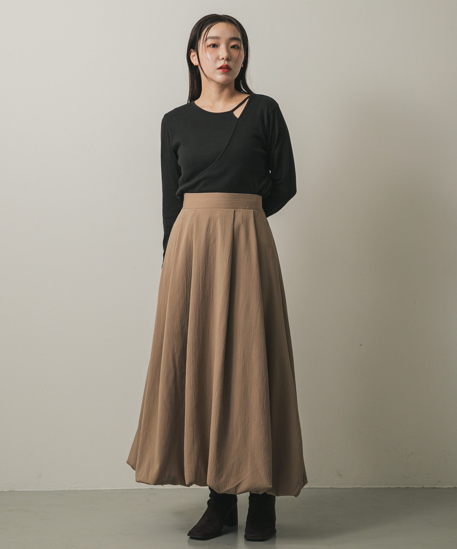 身長：158cm サイズ：one