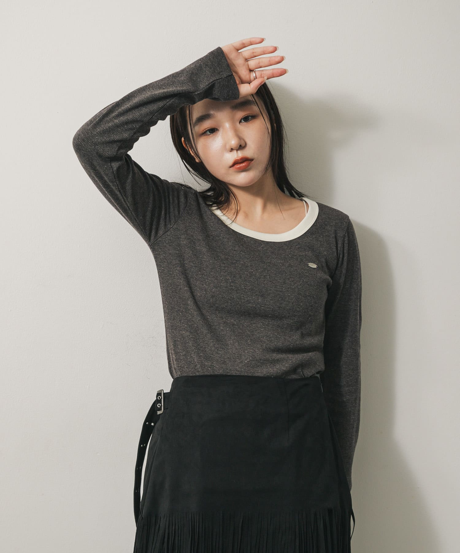 身長：158cm サイズ：one