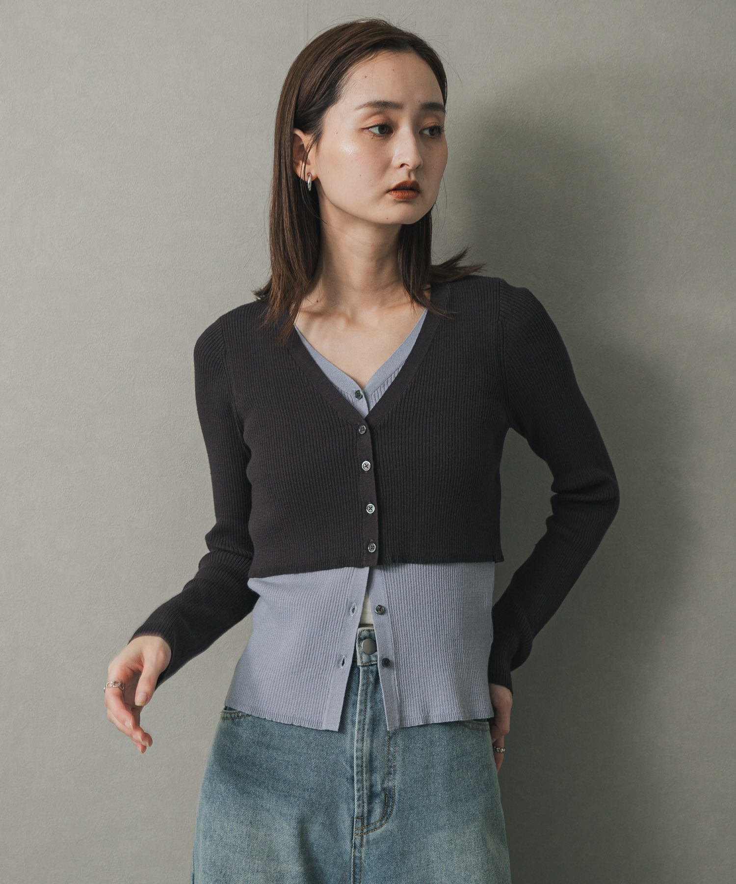 身長：169cm サイズ：one
