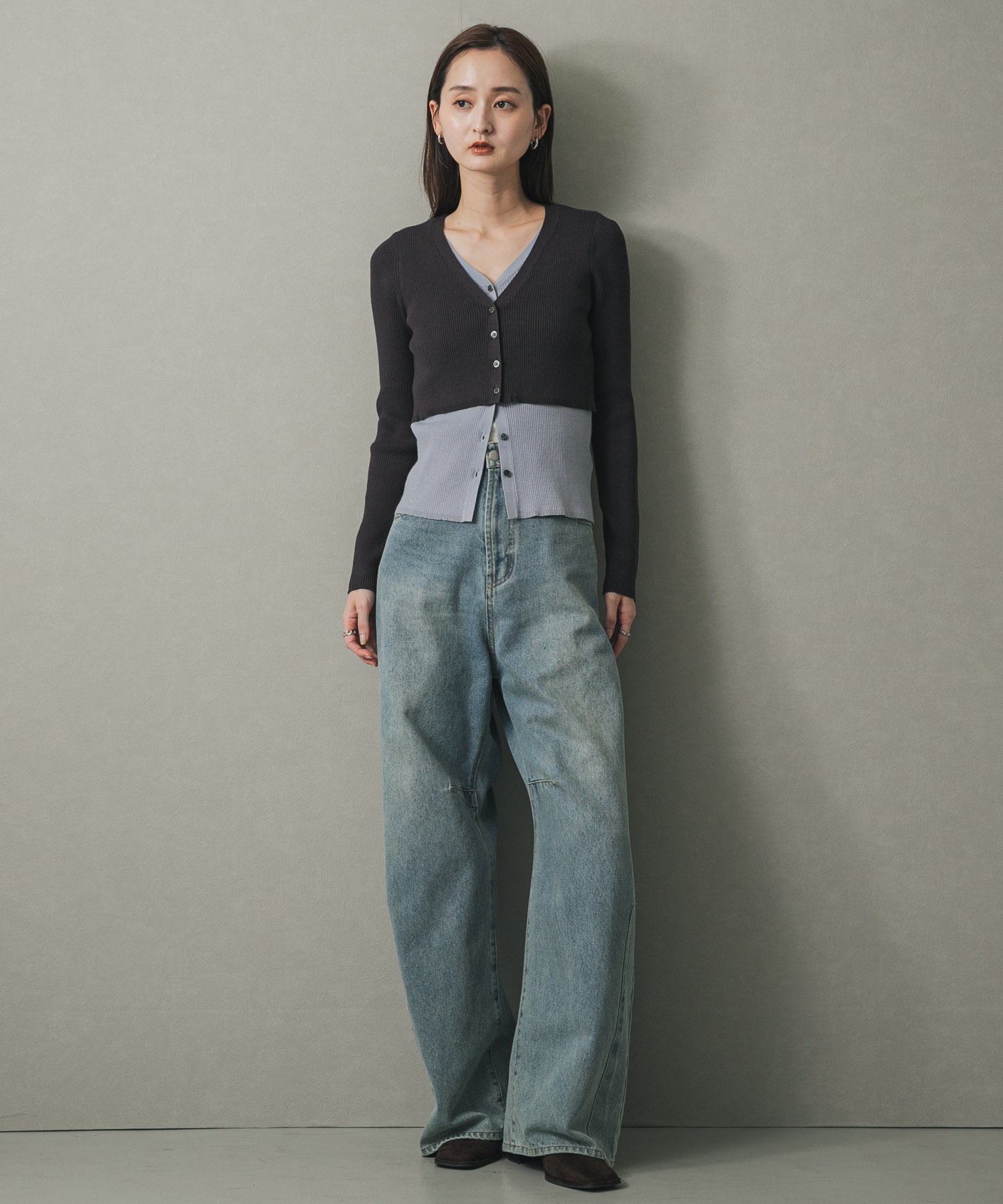 身長：169cm サイズ：one