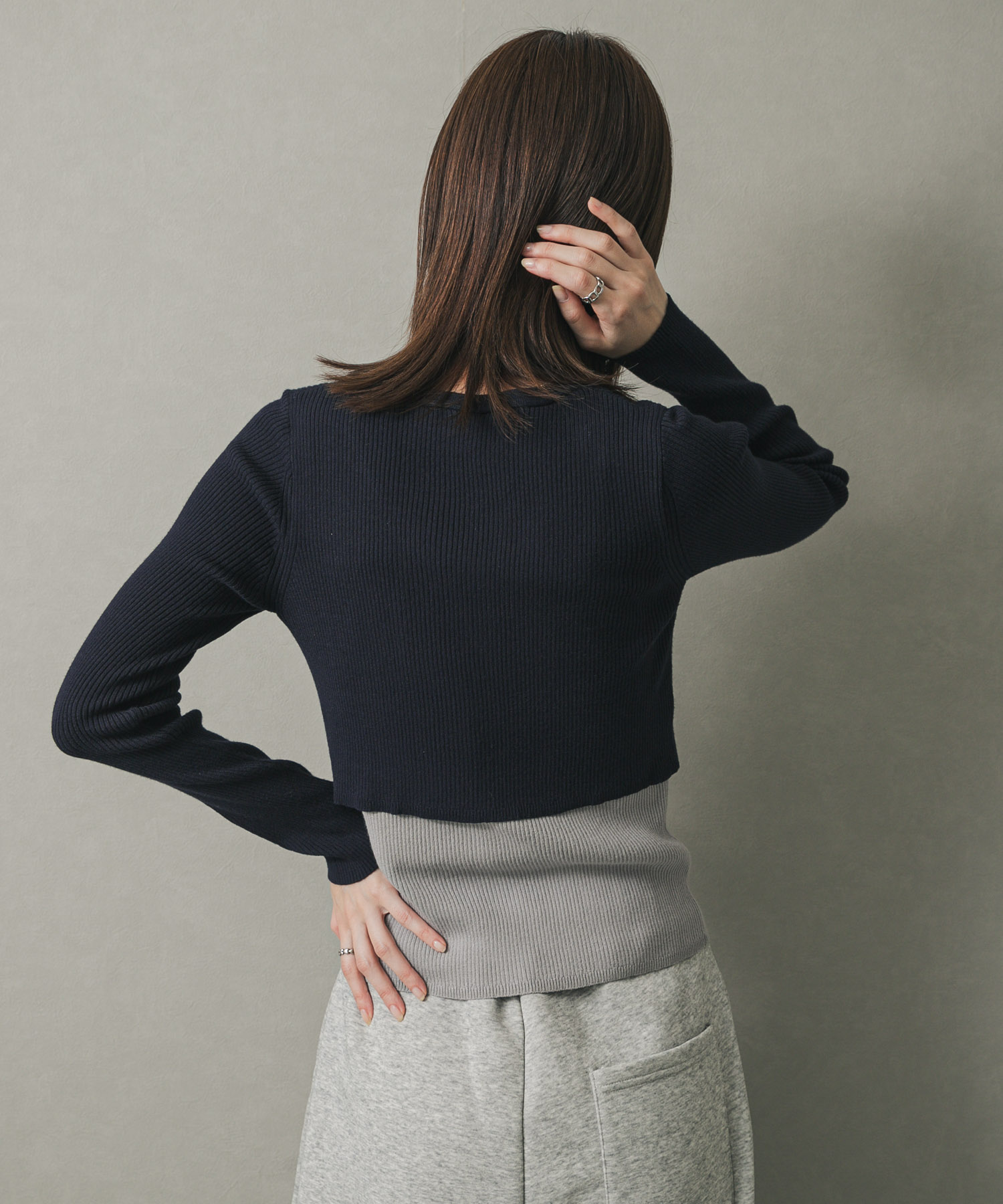 身長：169cm サイズ：one