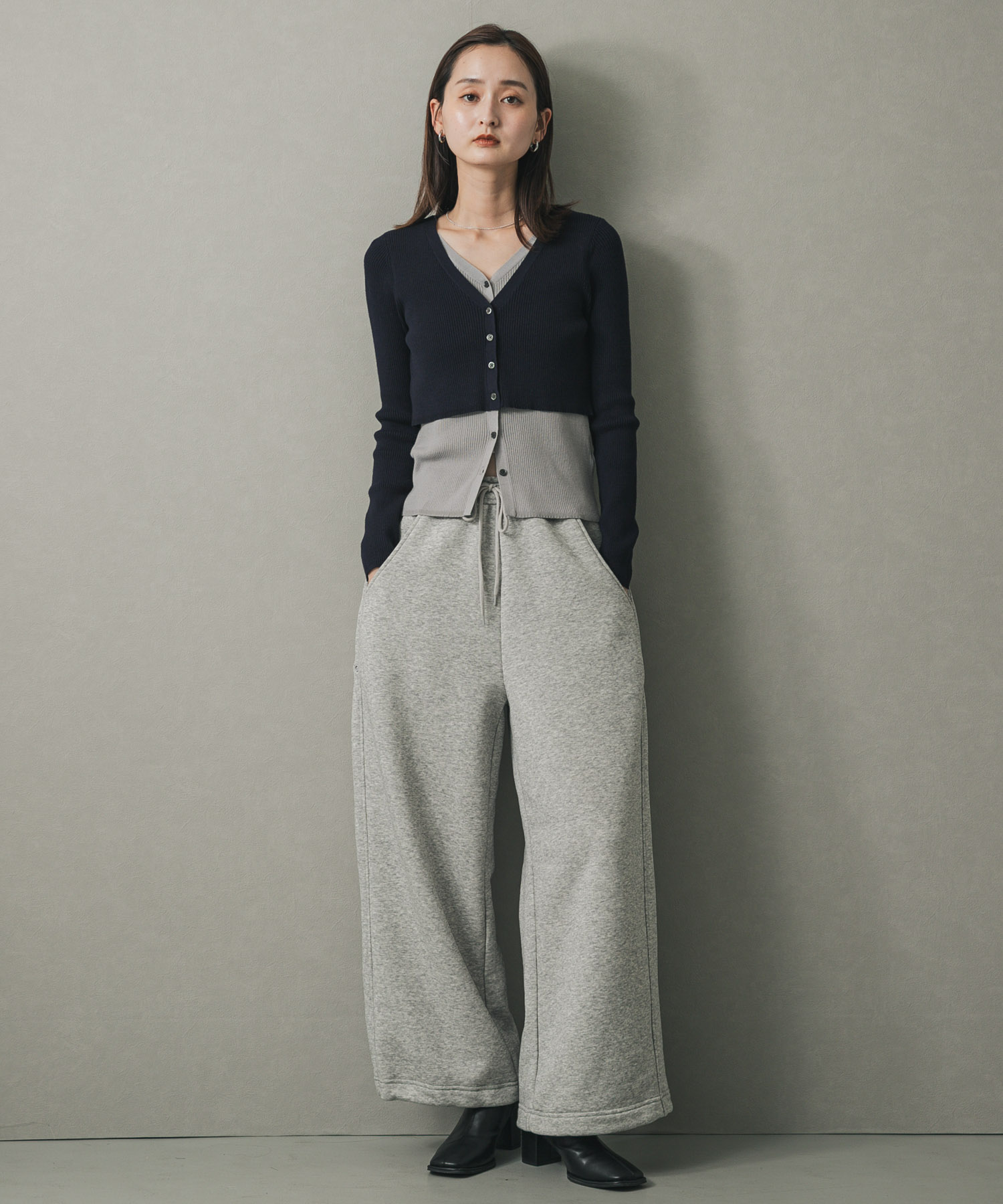 身長：169cm サイズ：one