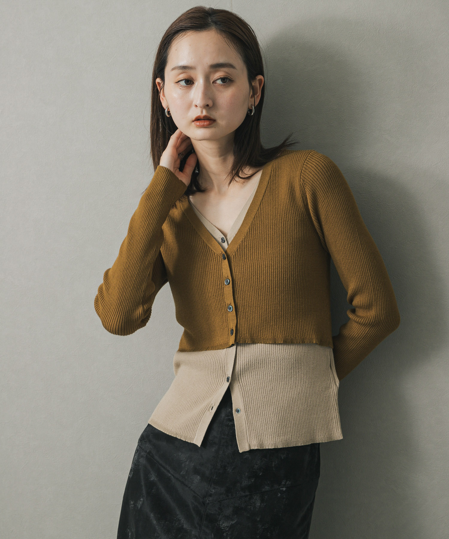 身長：169cm サイズ：one