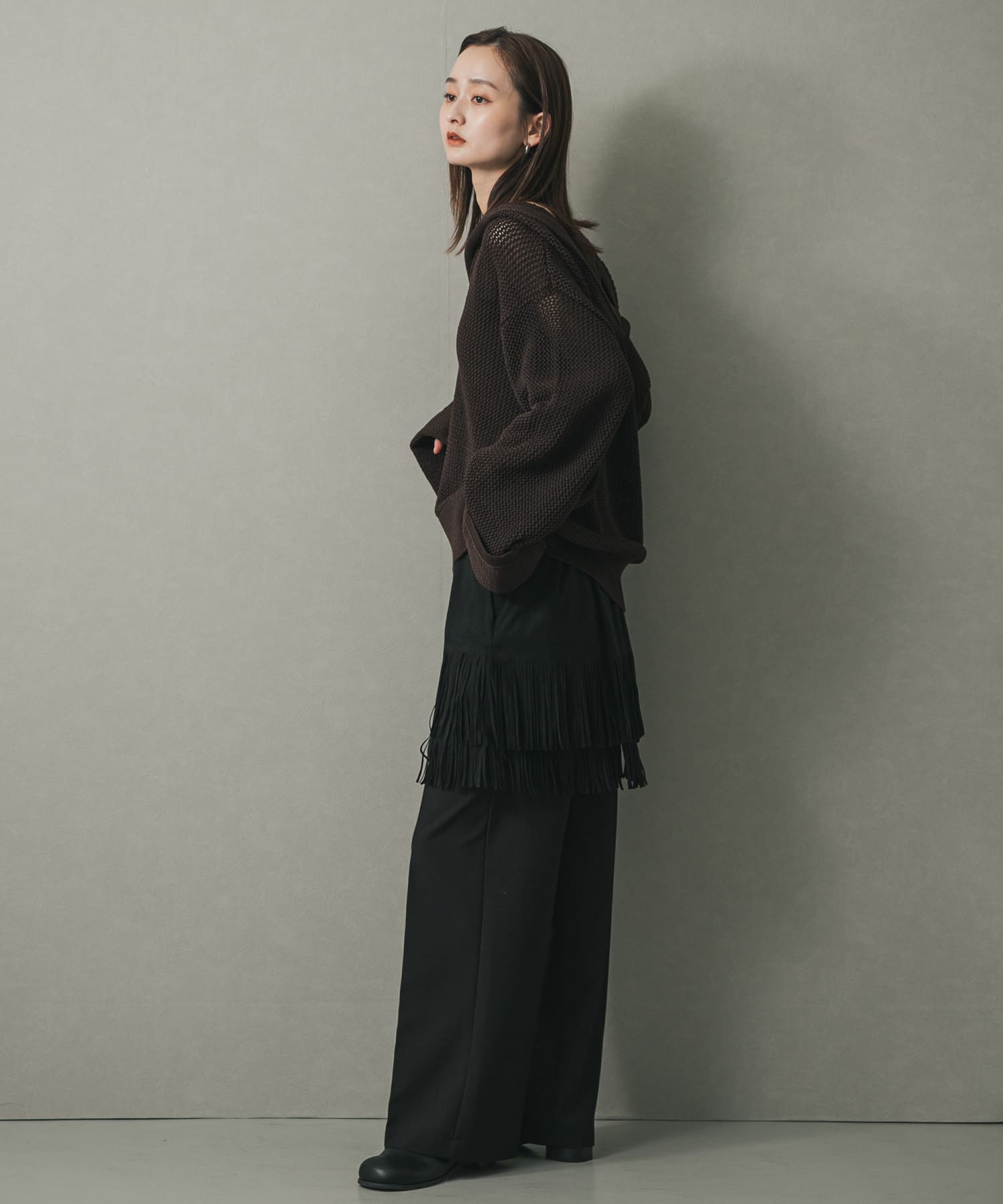 身長：169cm サイズ：one
