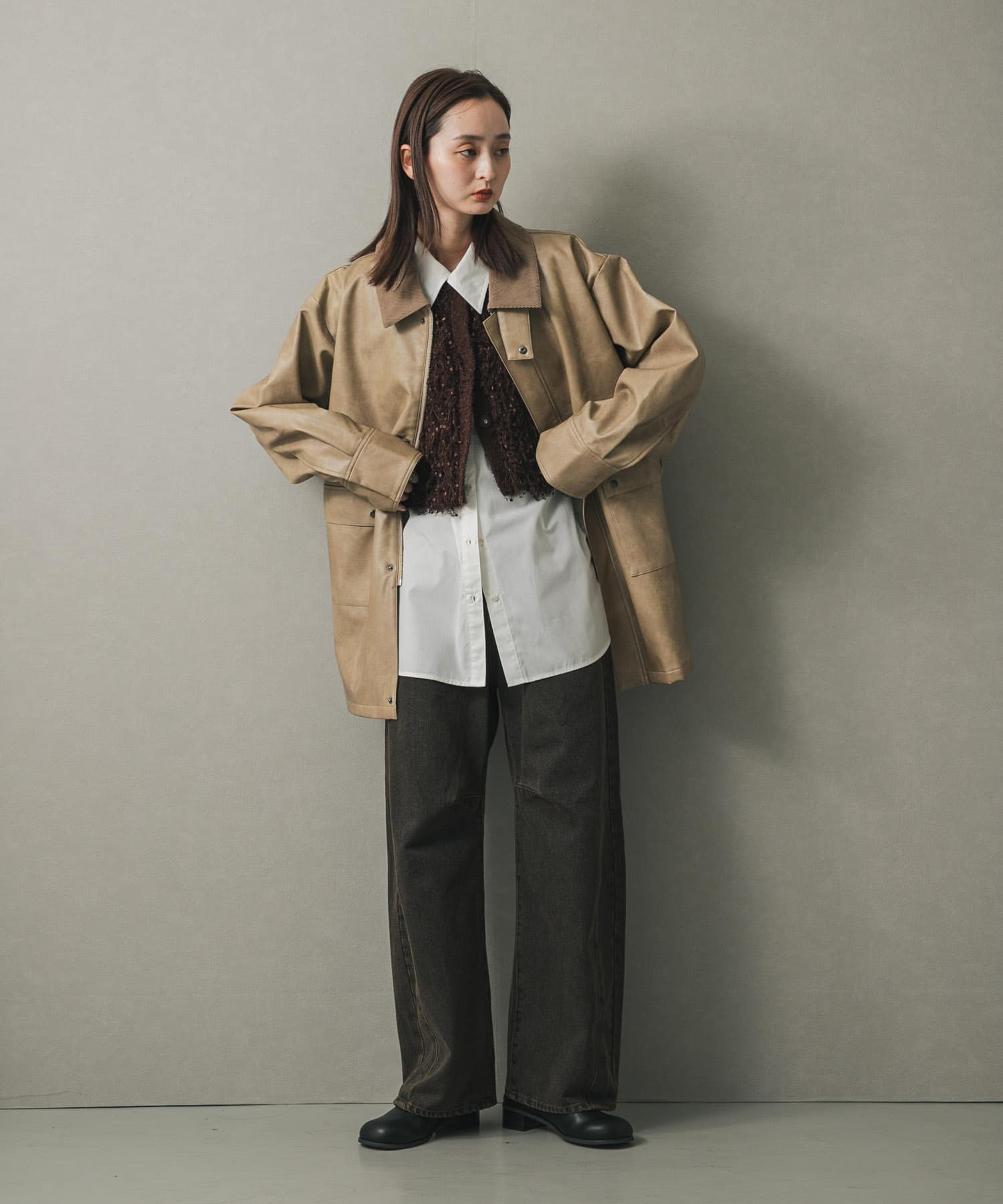 身長：169cm サイズ：one