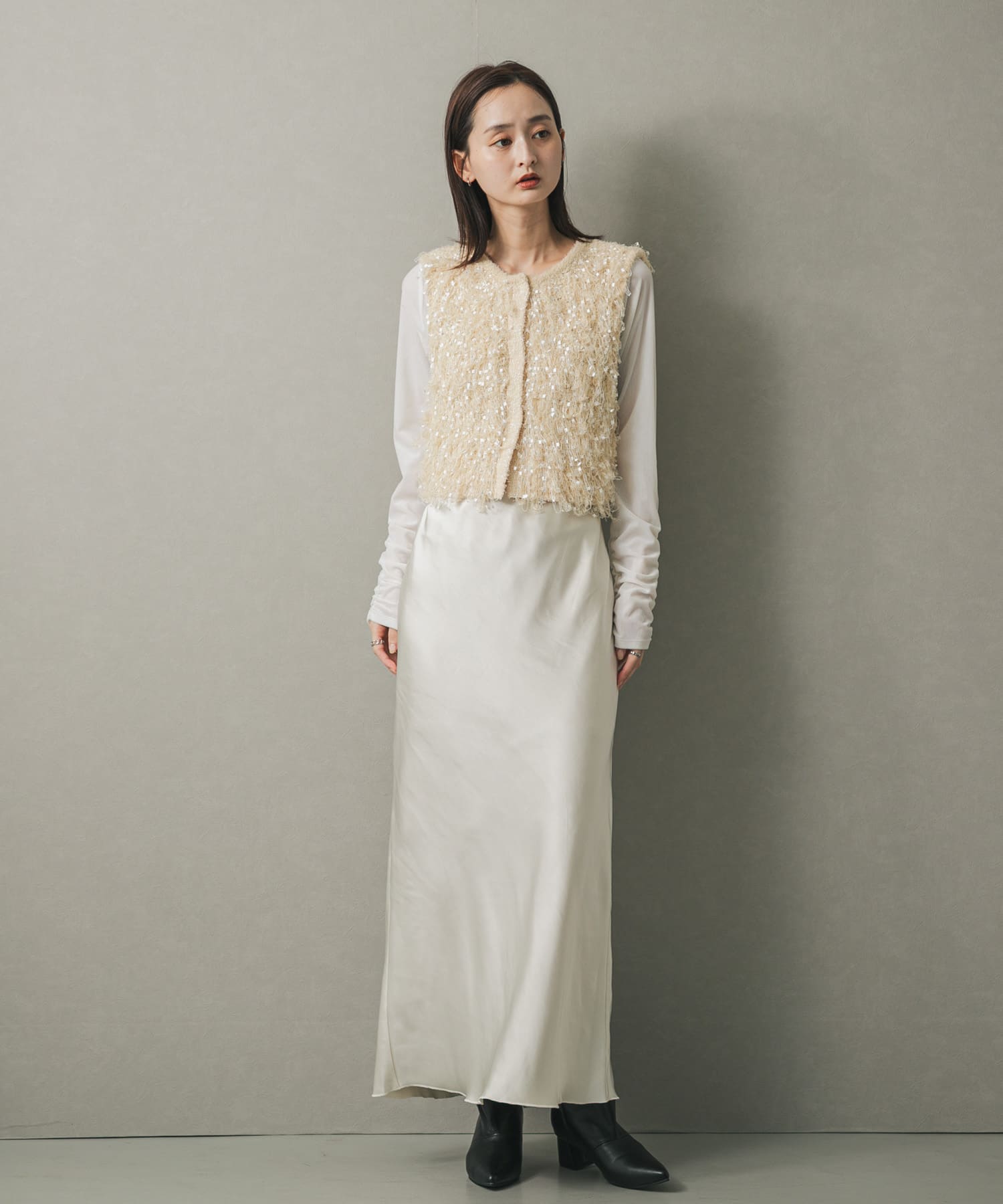 身長：169cm サイズ：one