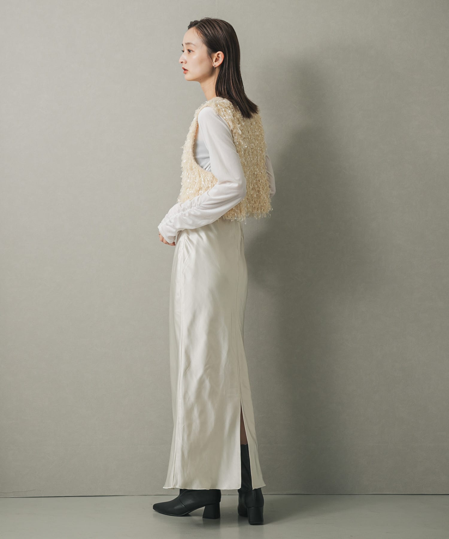 身長：169cm サイズ：one