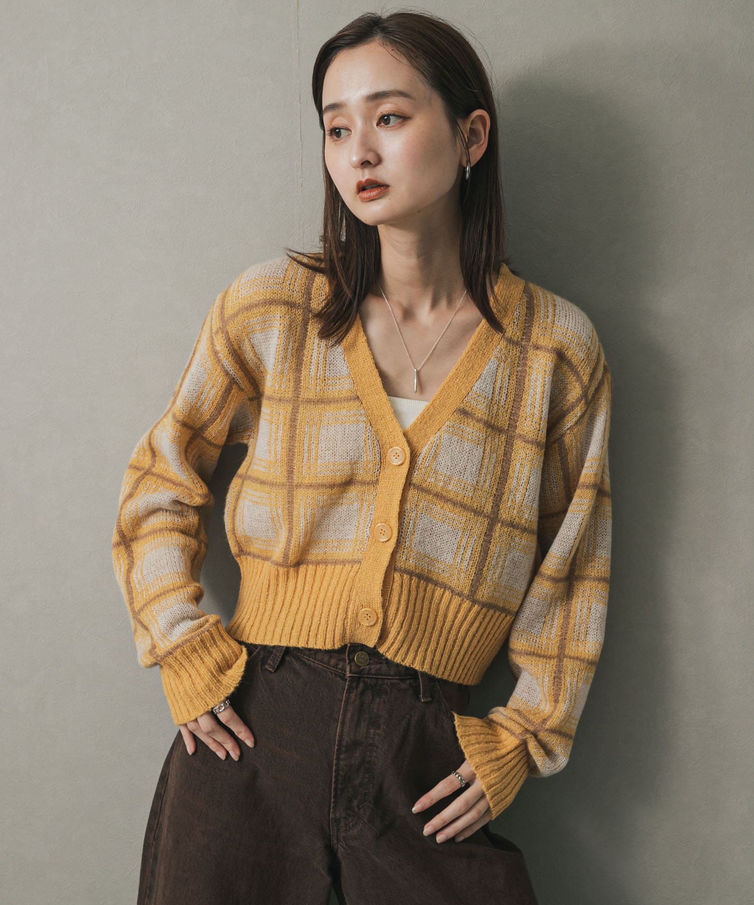 身長：169cm サイズ：one