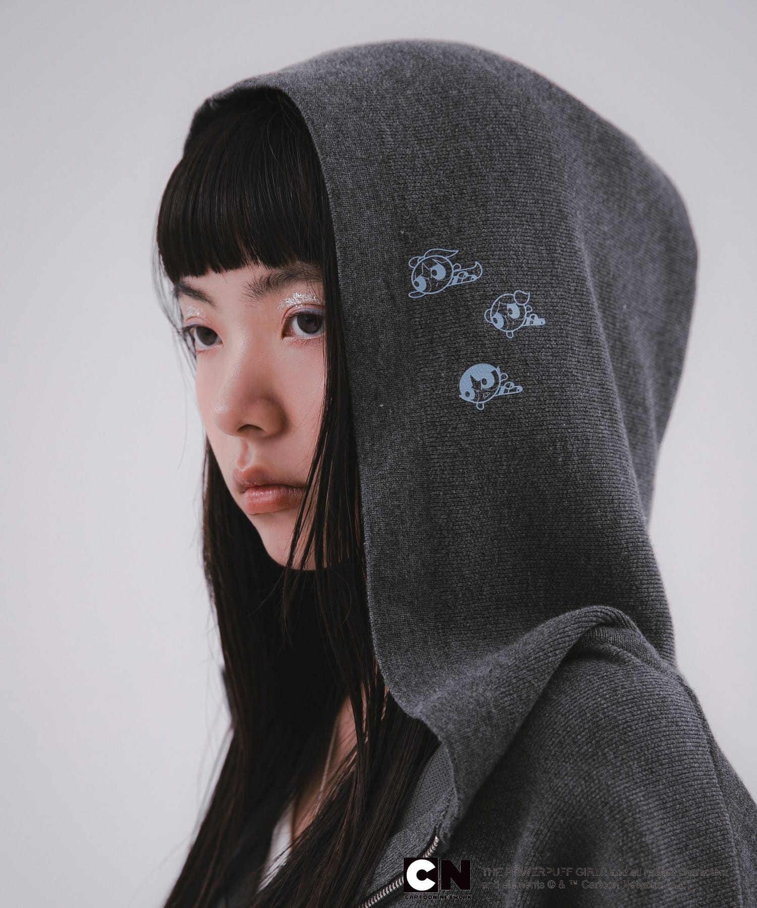 URBAN RESEARCH 新品タグ付きニットパーカー 別注』PPG / SENSE OF PLACE ZIPニットパーカー(one GRAY): トップス