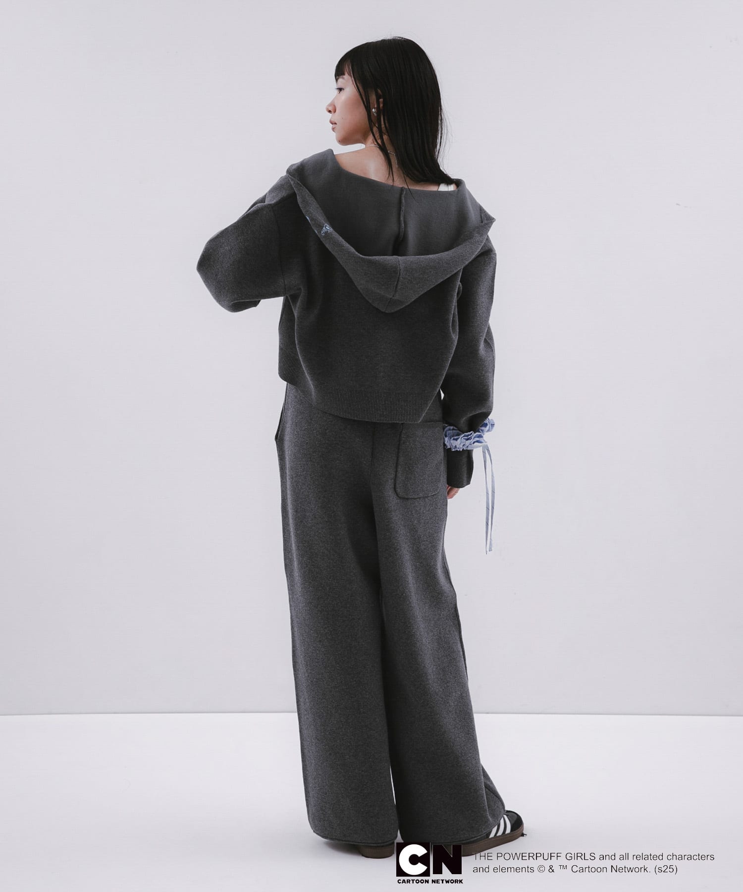 URBAN RESEARCH 新品タグ付きニットパーカー 別注』PPG / SENSE OF PLACE ZIPニットパーカー(one GRAY): トップス