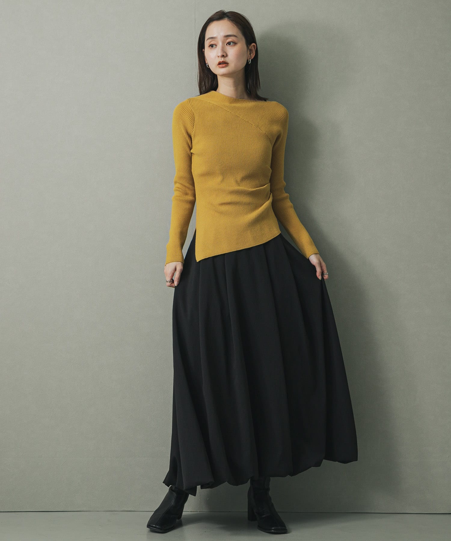 身長：169cm サイズ：one