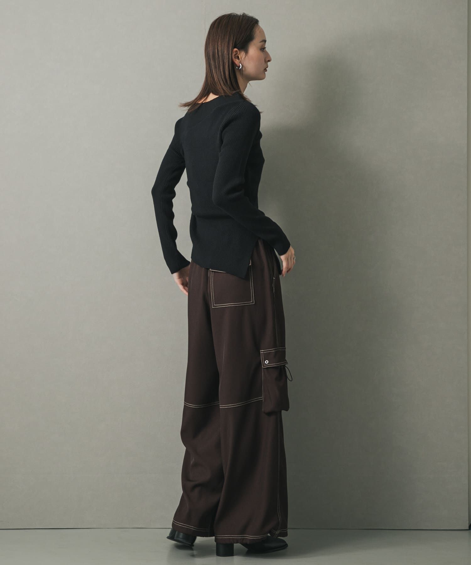 身長：169cm サイズ：one