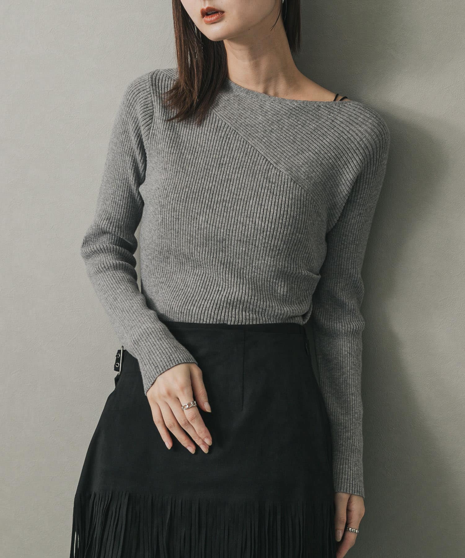 身長：169cm サイズ：one