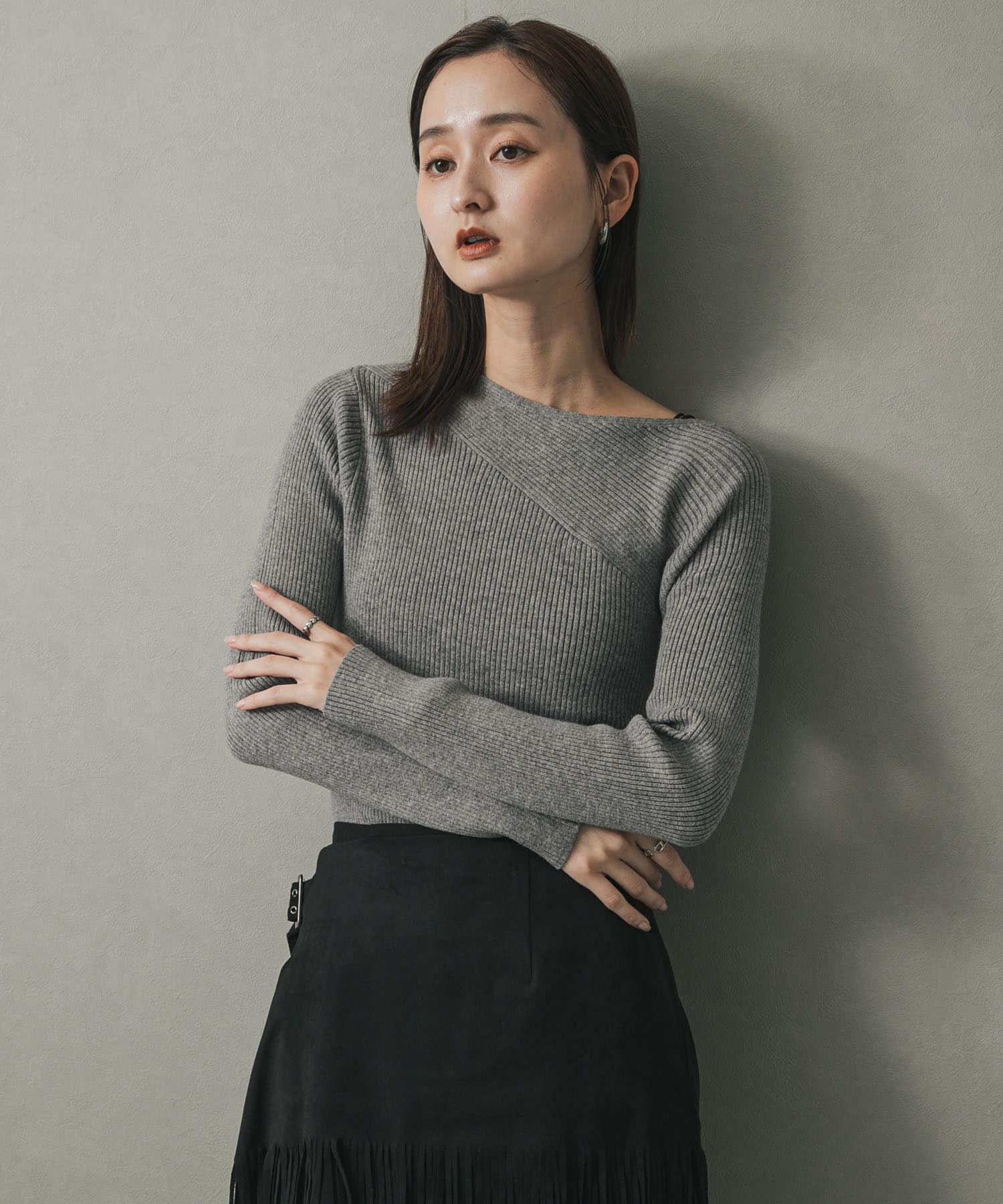 身長：169cm サイズ：one