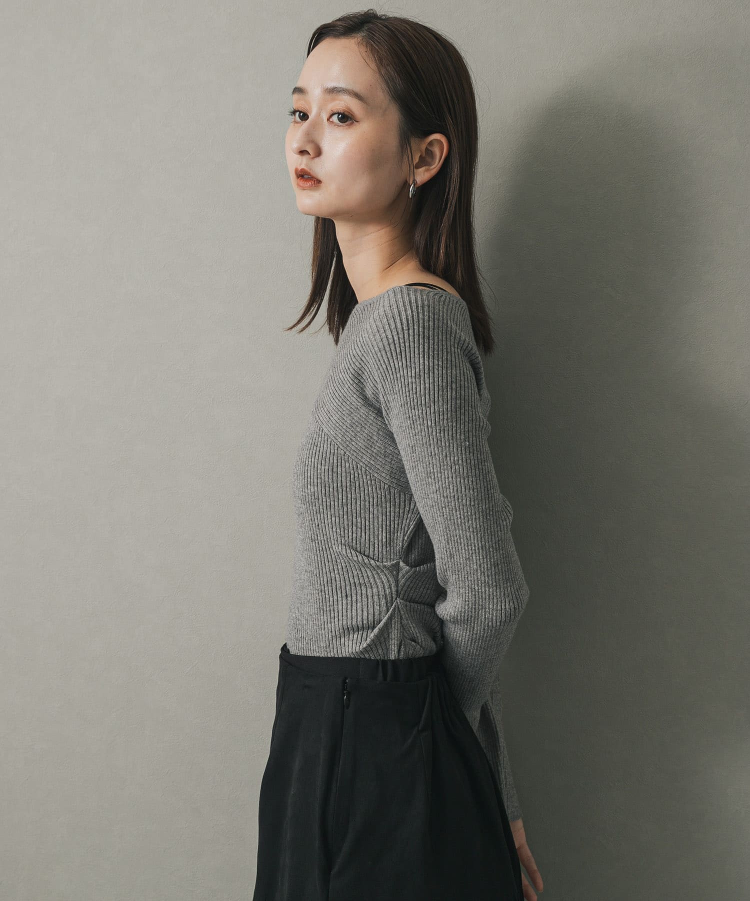 身長：169cm サイズ：one