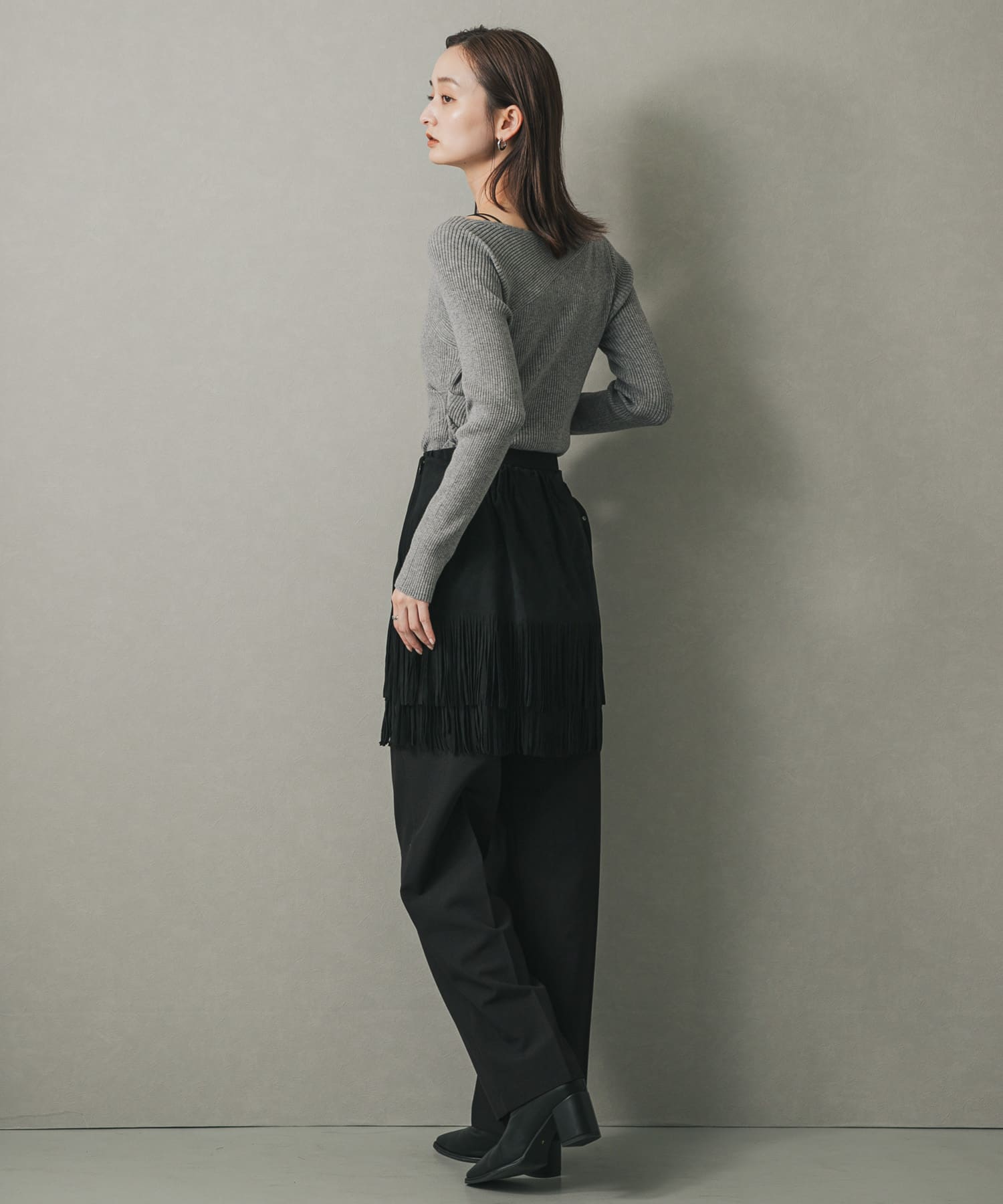 身長：169cm サイズ：one