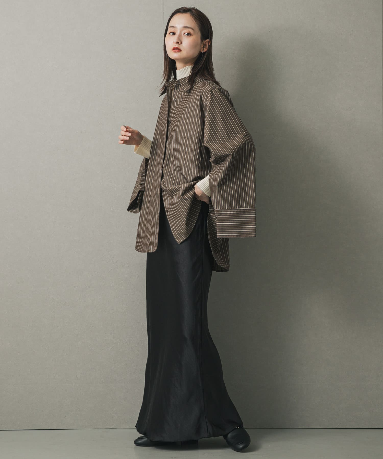 身長：169cm サイズ：one