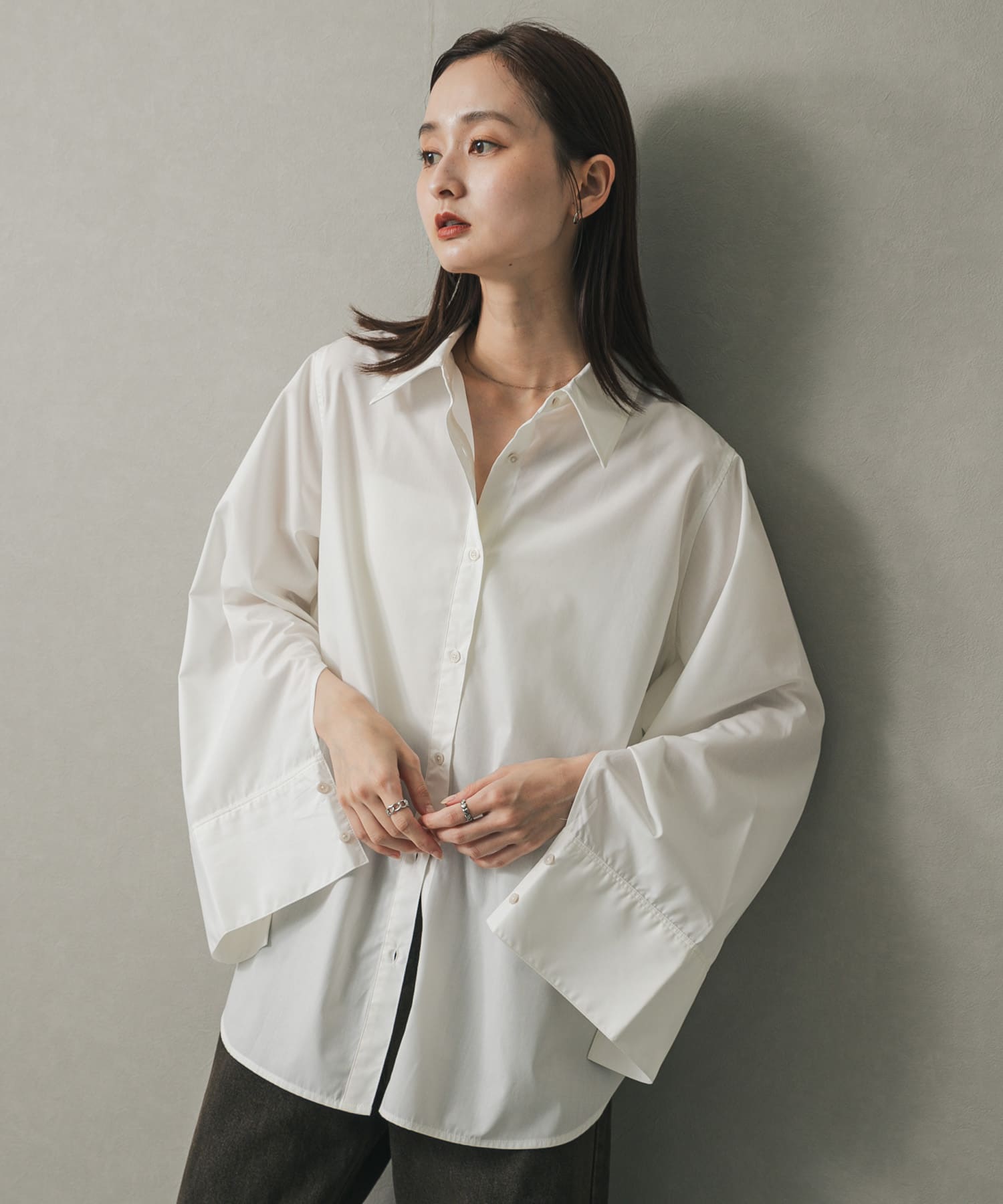 身長：169cm サイズ：one