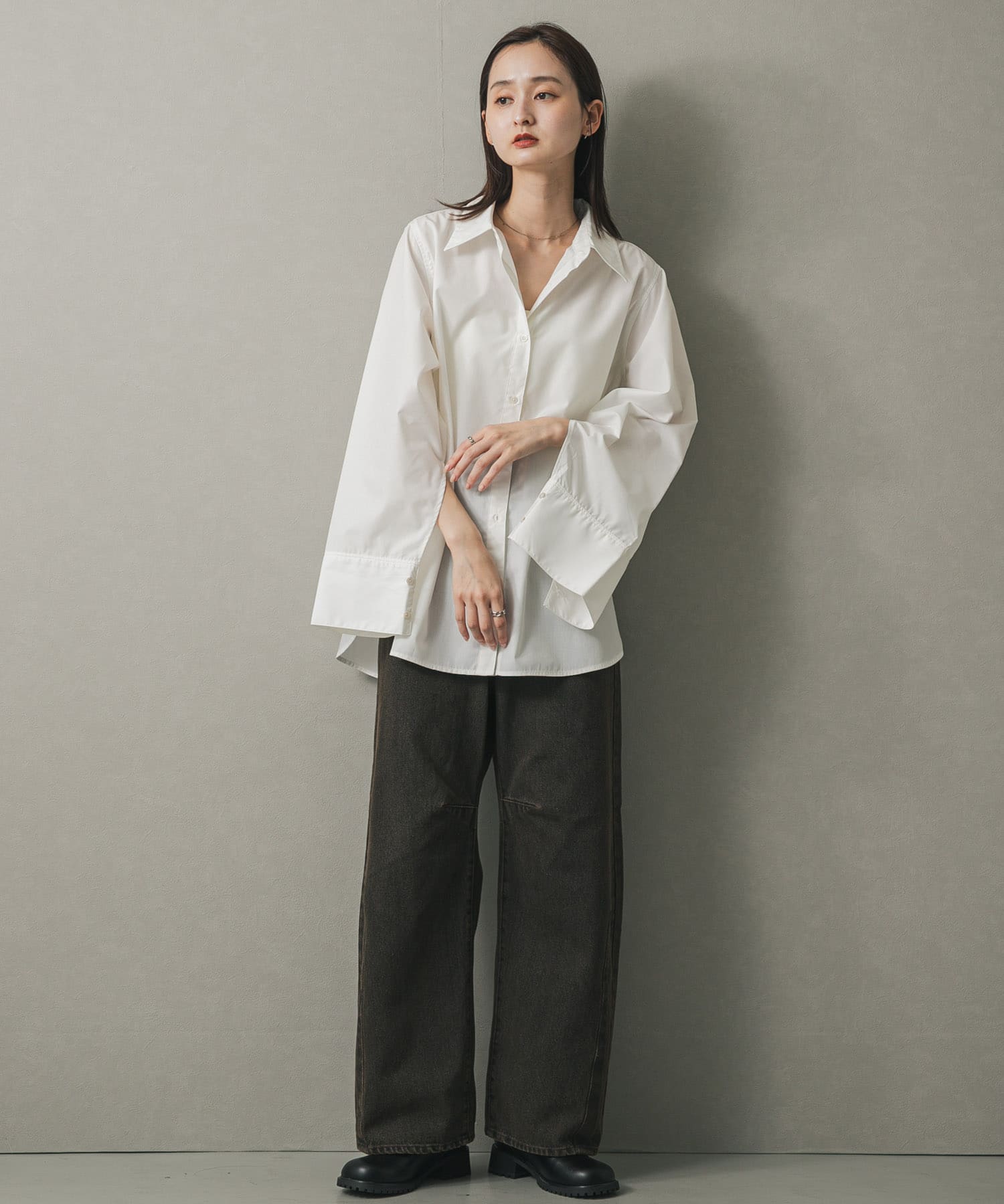 身長：169cm サイズ：one