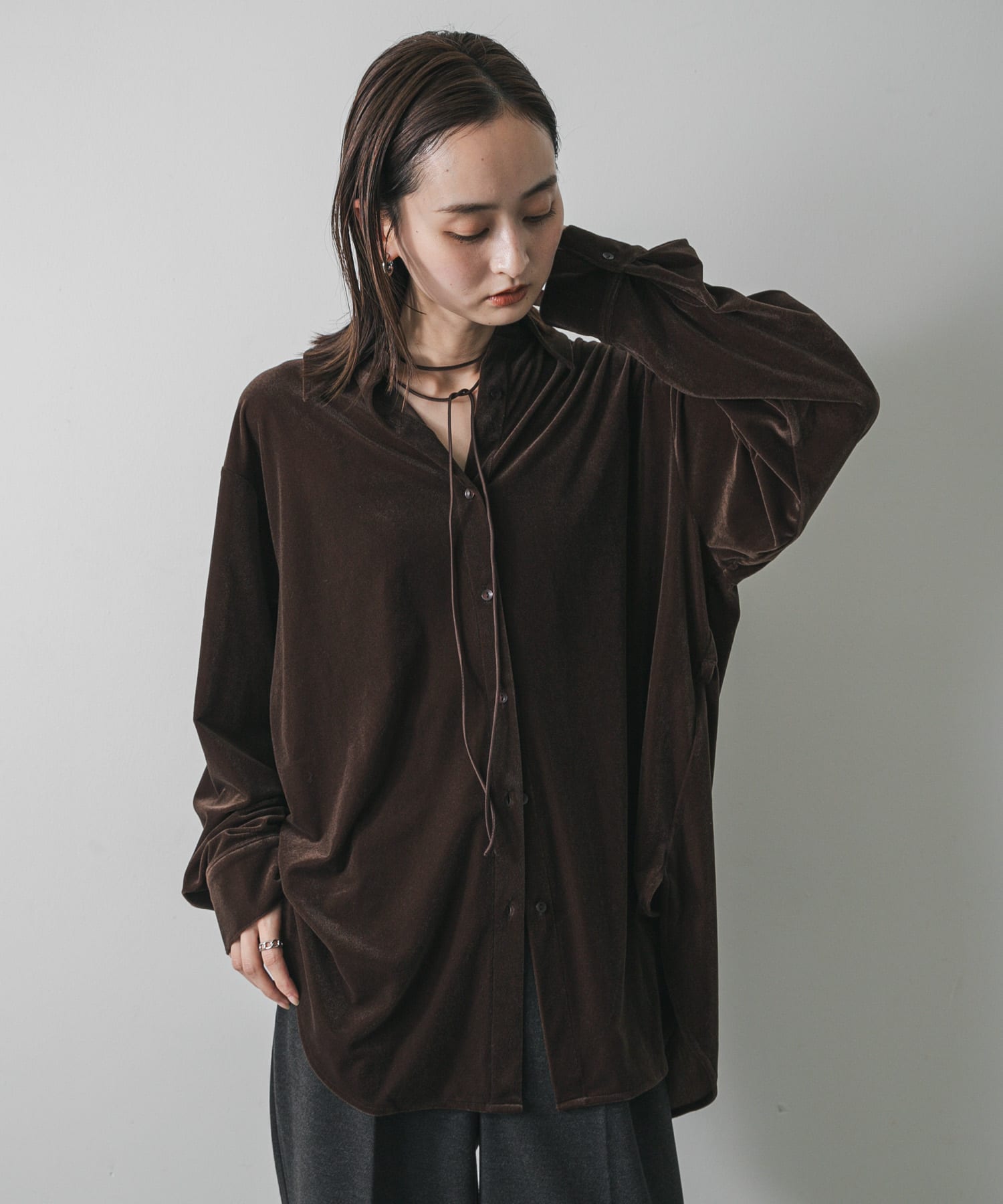 身長：169cm サイズ：one