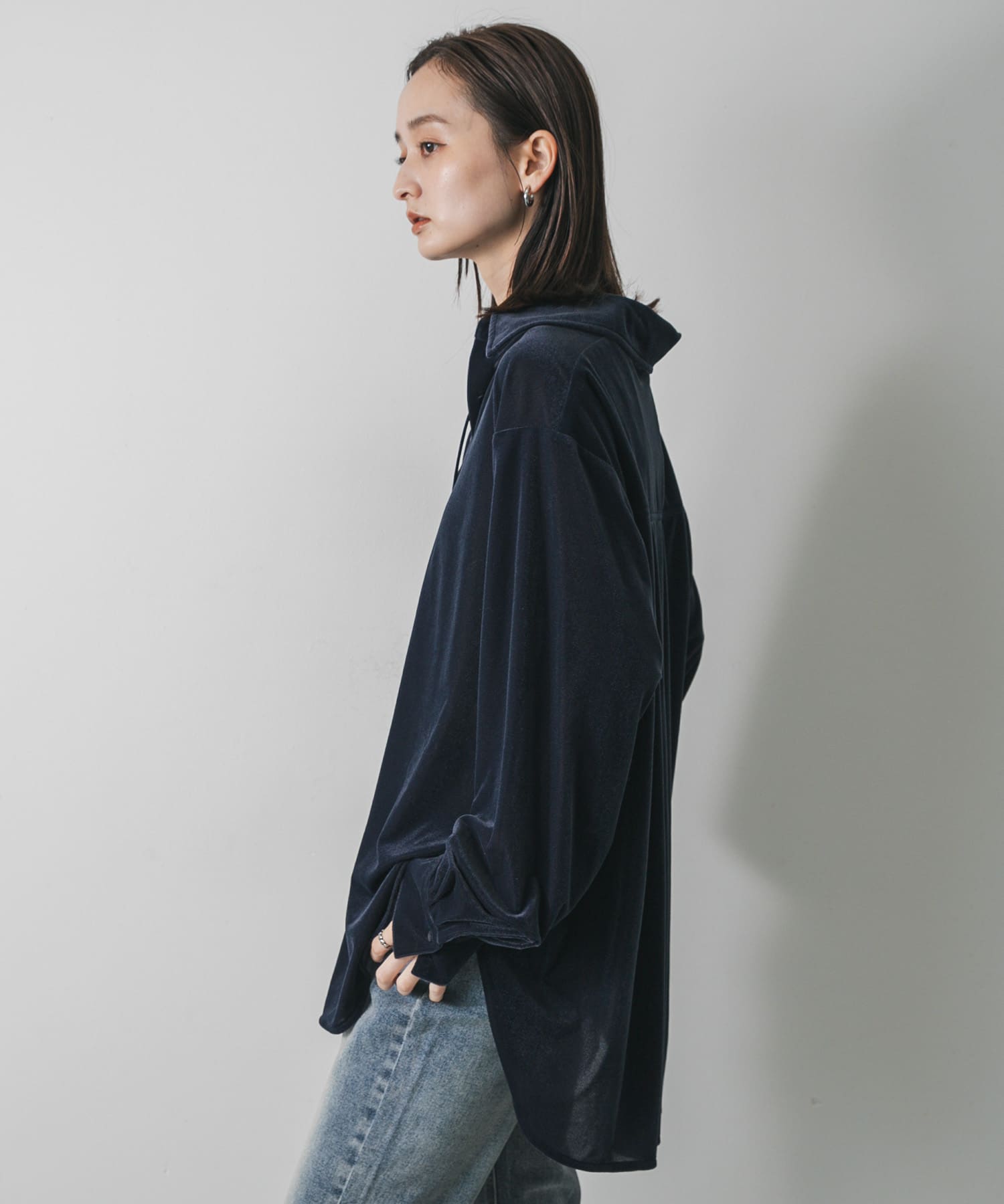 身長：169cm サイズ：one