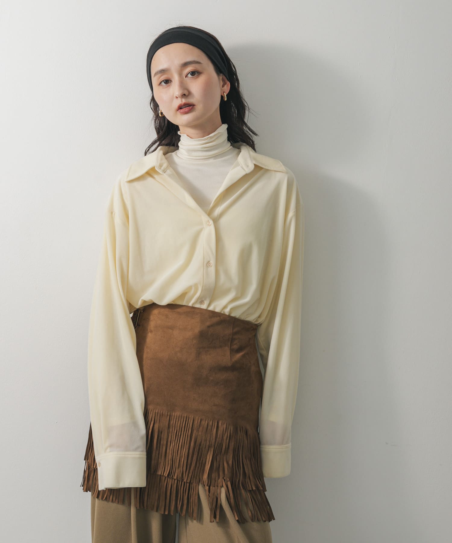 マルチコードツキベロアシャツ