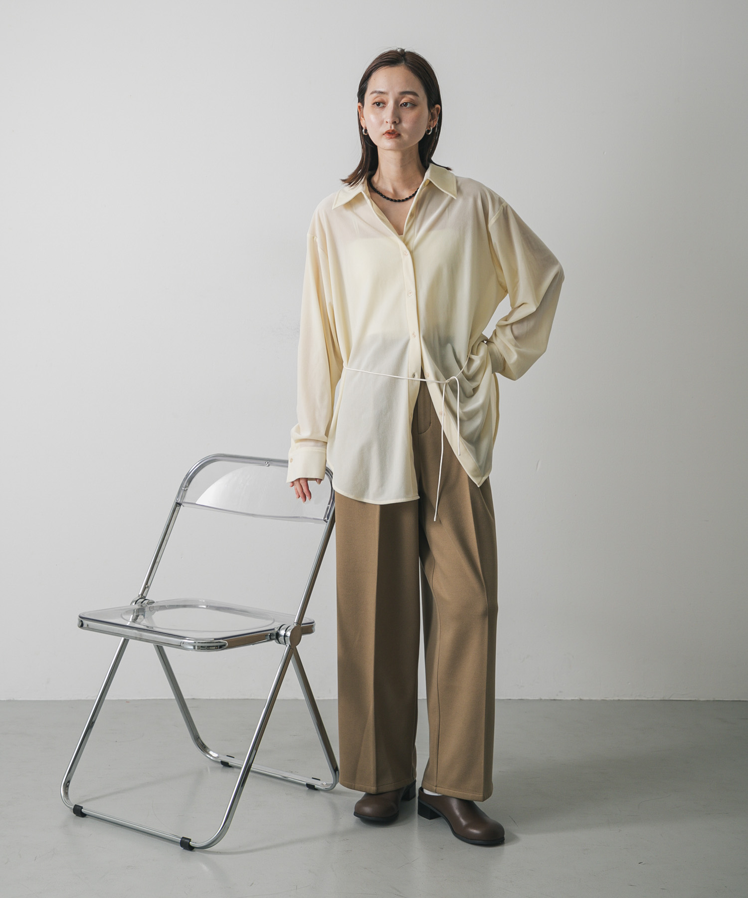 身長：169cm サイズ：one