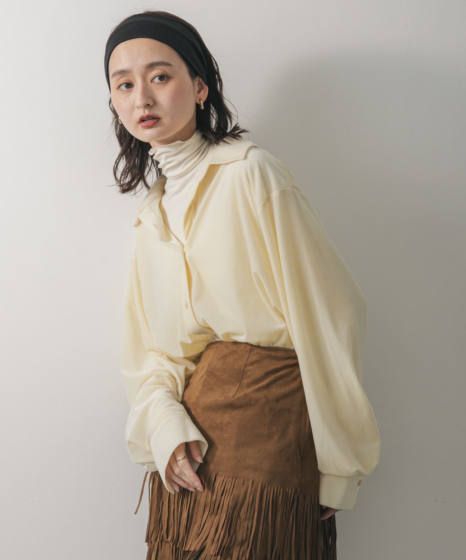 身長：169cm サイズ：one