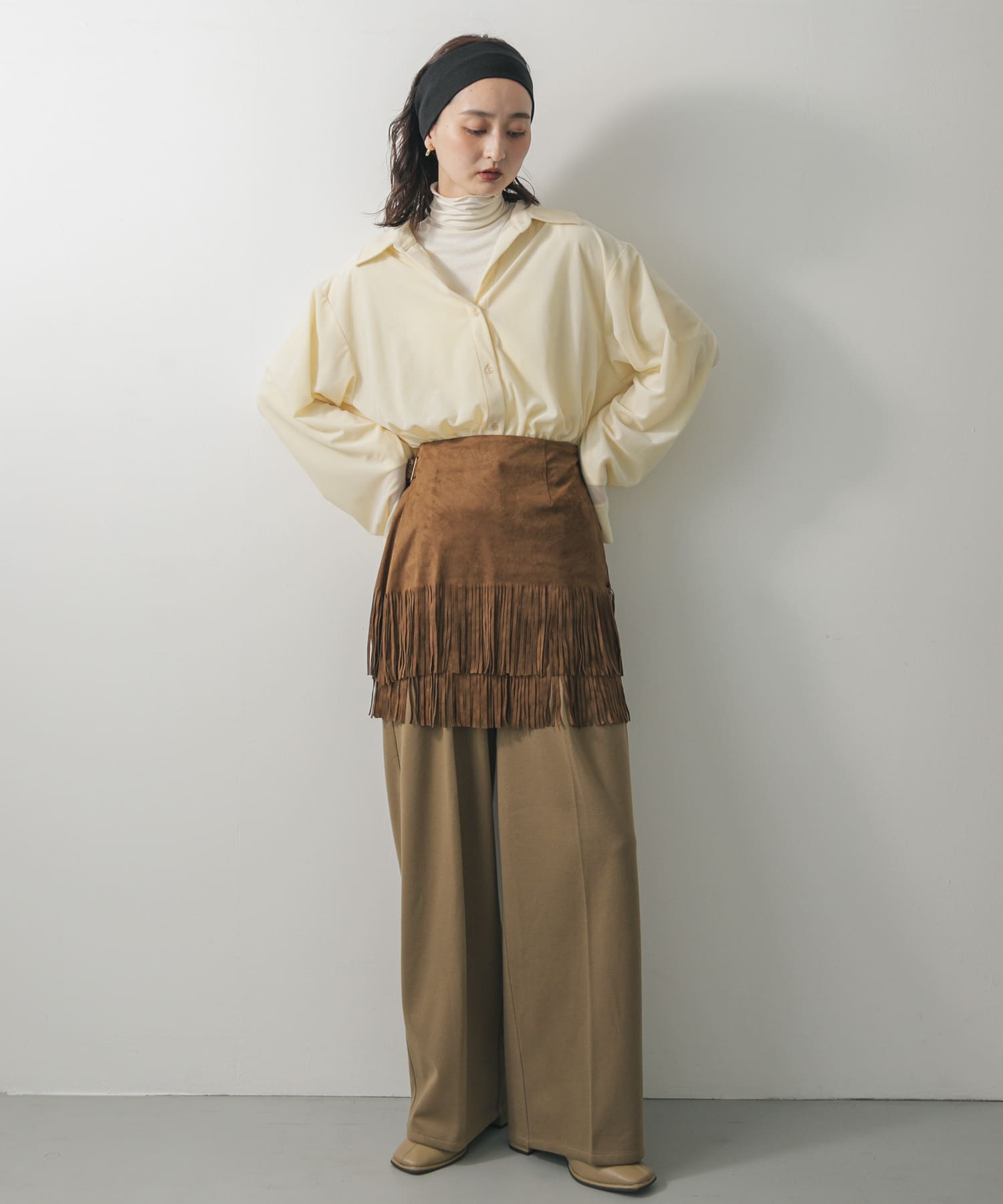 身長：169cm サイズ：one