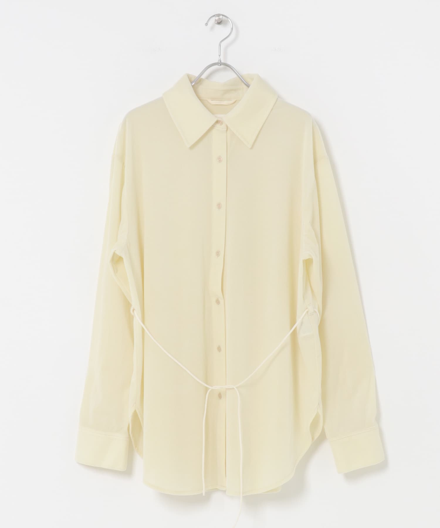 マルチコードツキベロアシャツ IVORY one