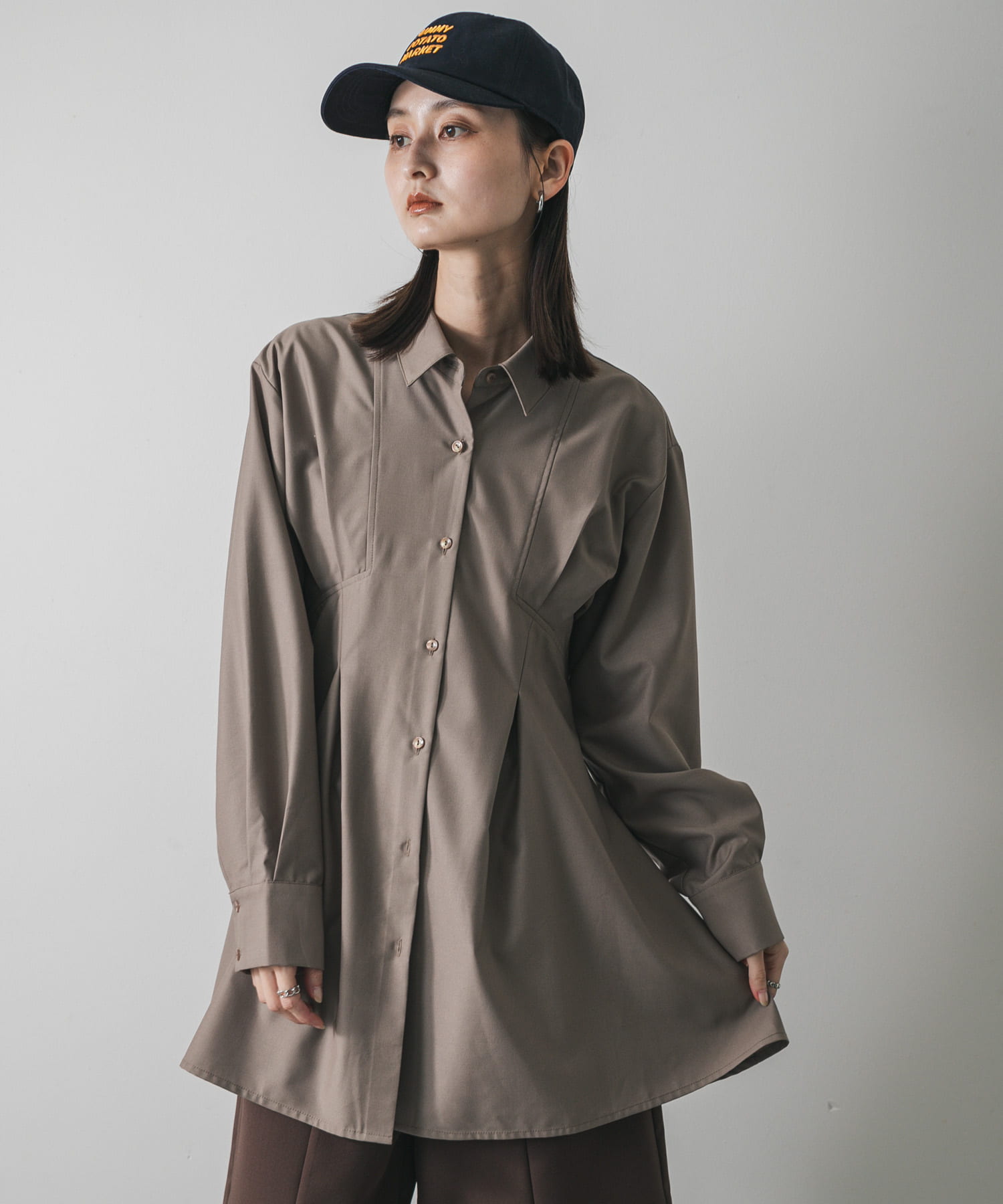 身長：169cm サイズ：one