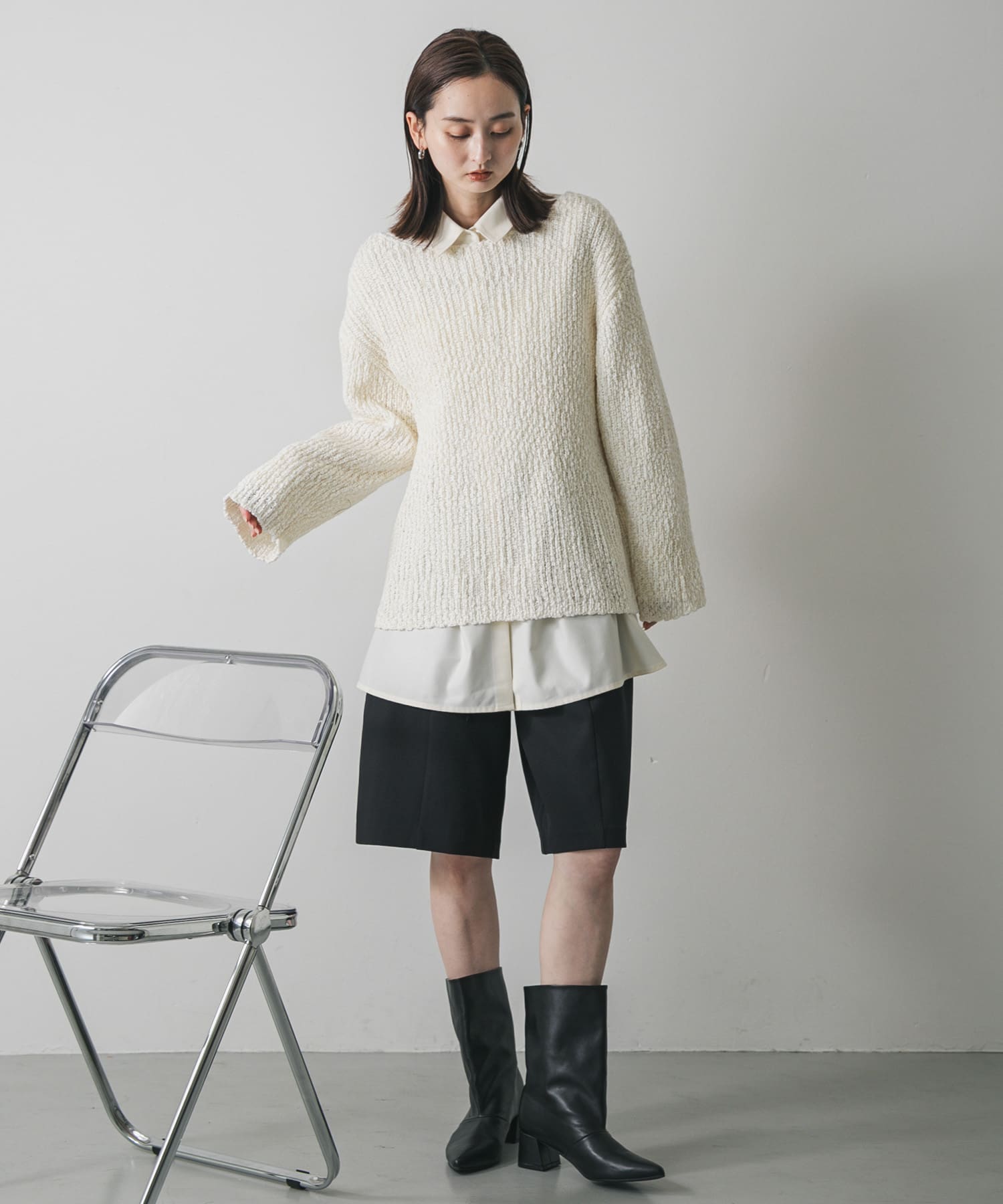 身長：169cm サイズ：one