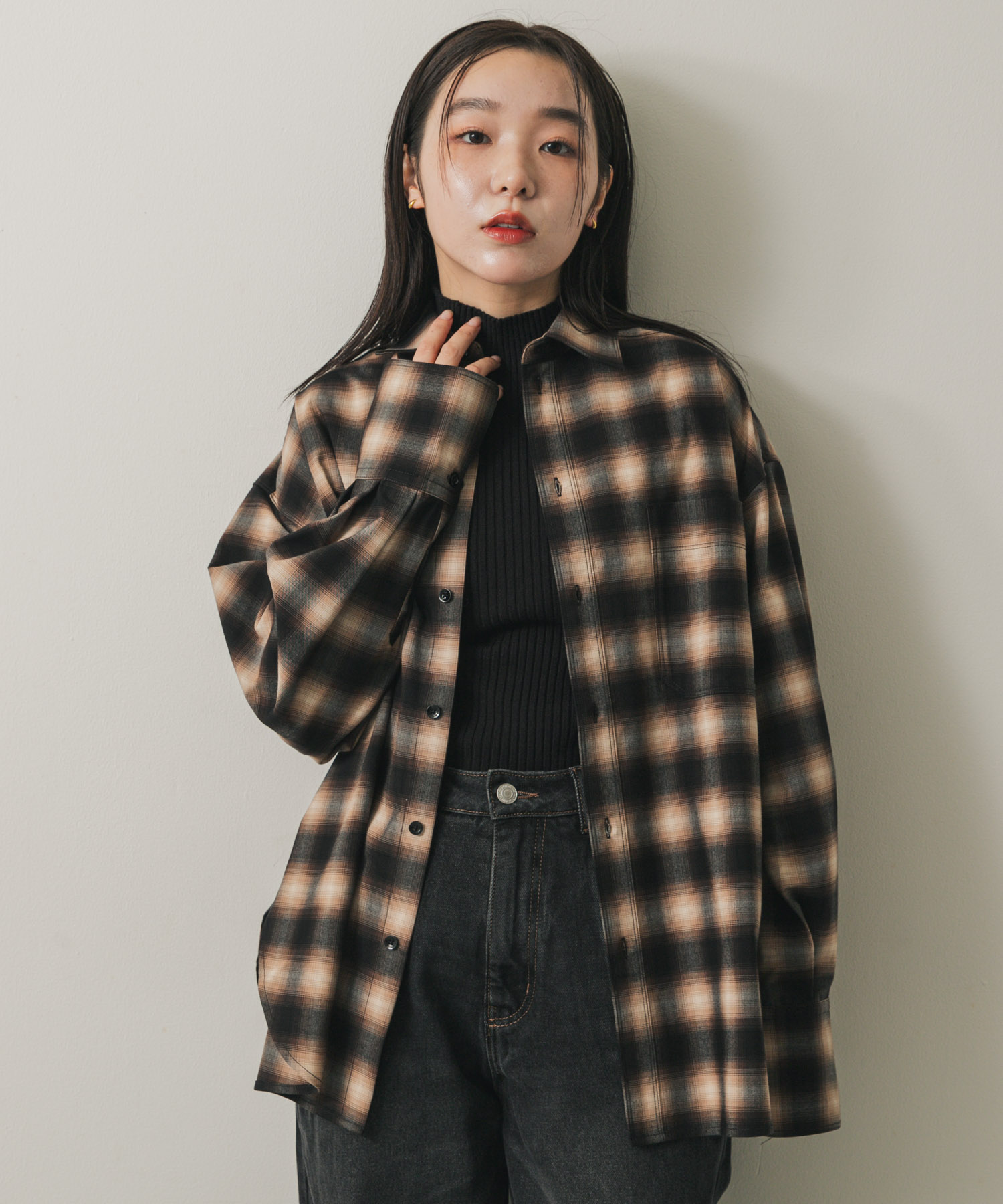 身長：158cm サイズ：one