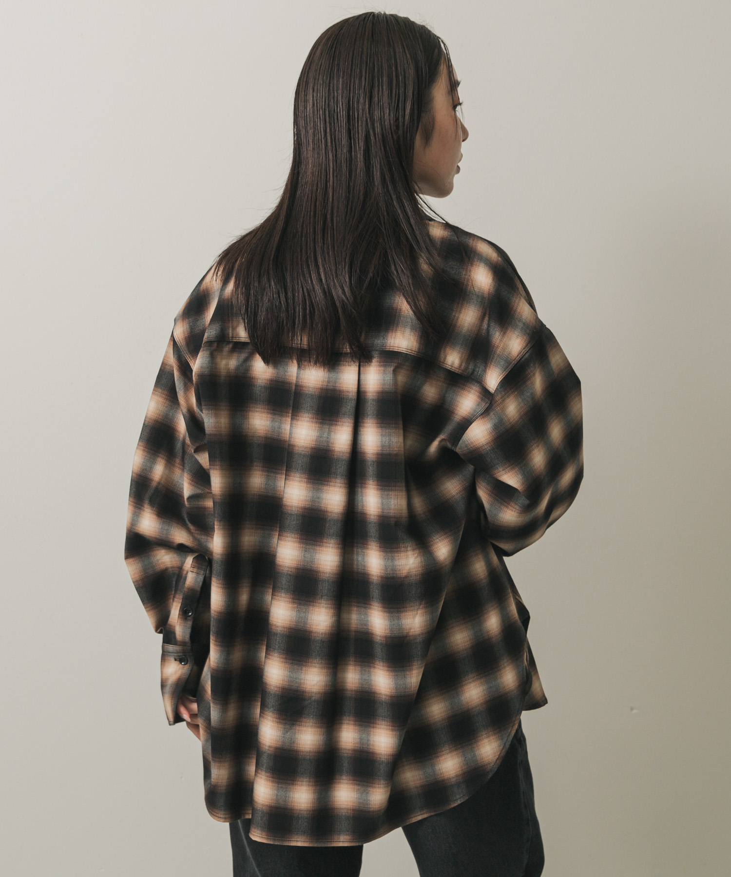 身長：158cm サイズ：one