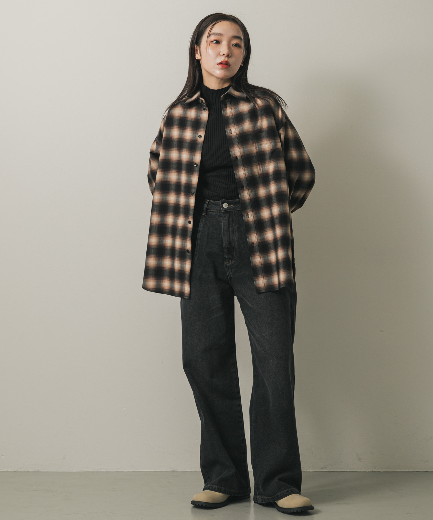 身長：158cm サイズ：one