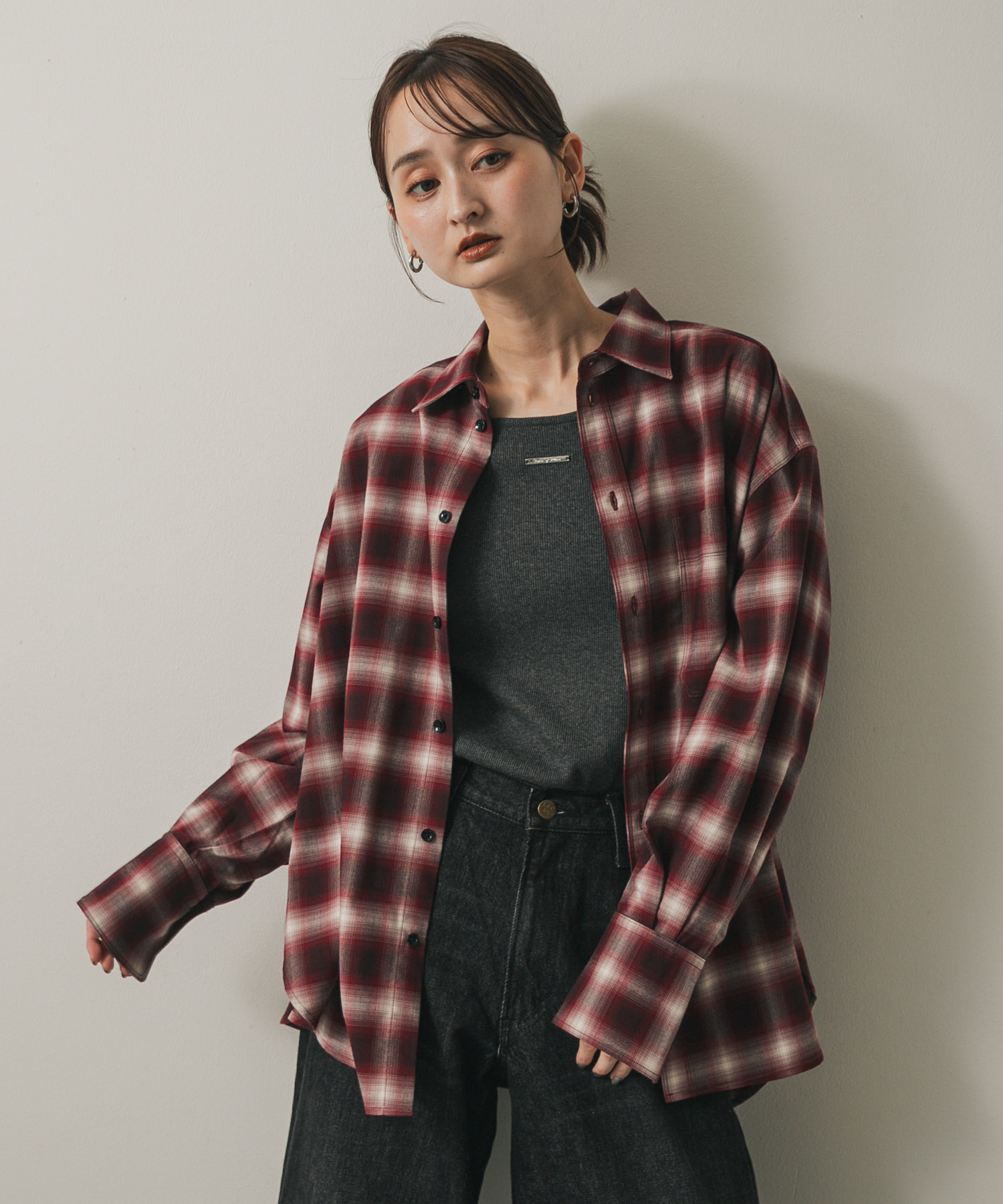 身長：169cm サイズ：one