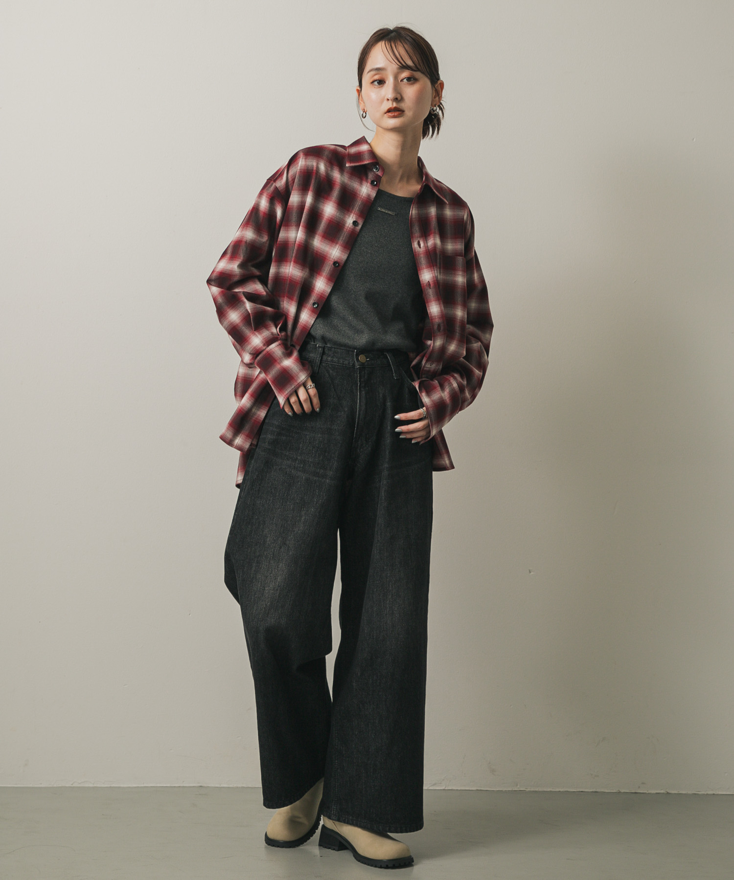 身長：169cm サイズ：one