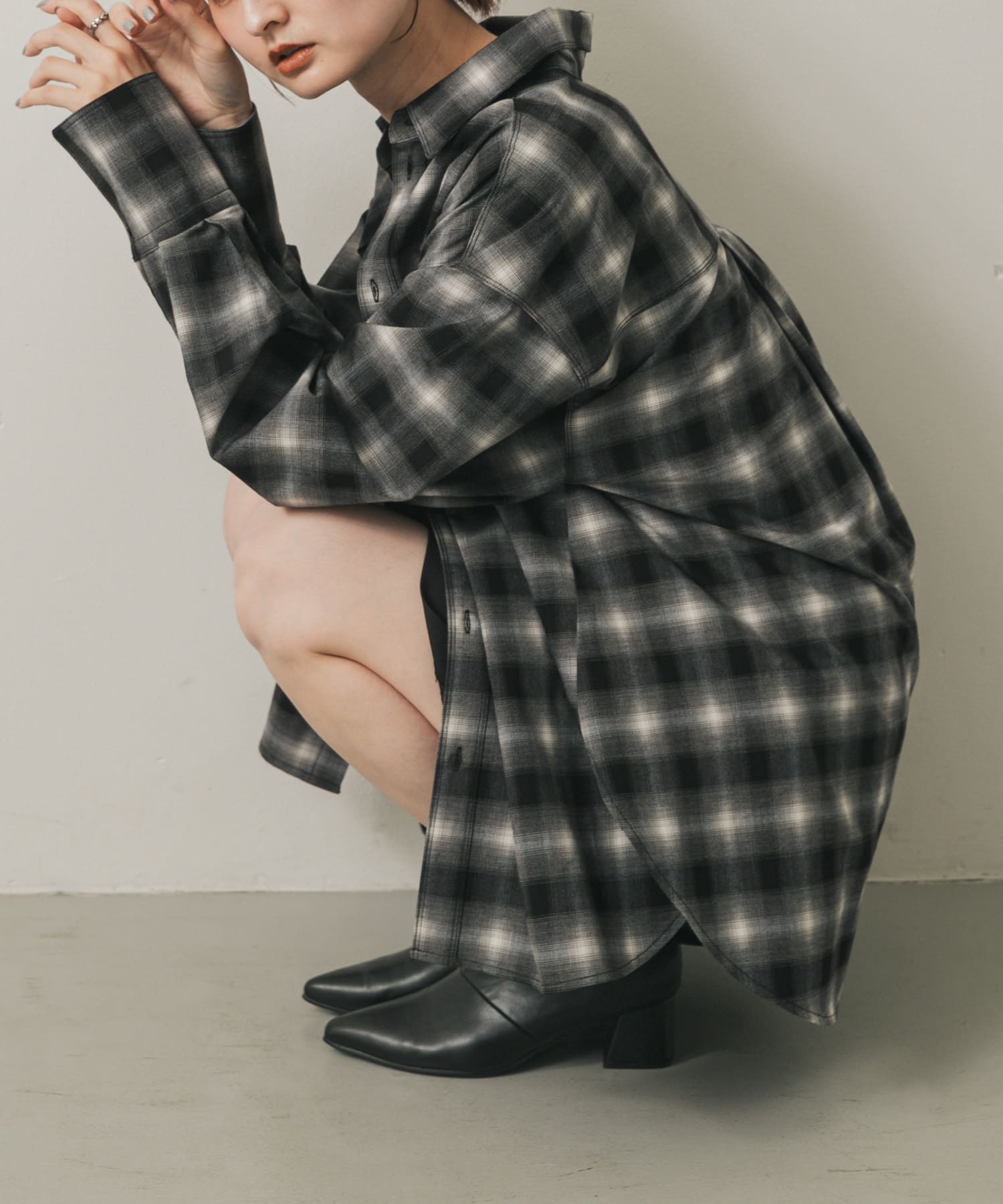 身長：169cm サイズ：one