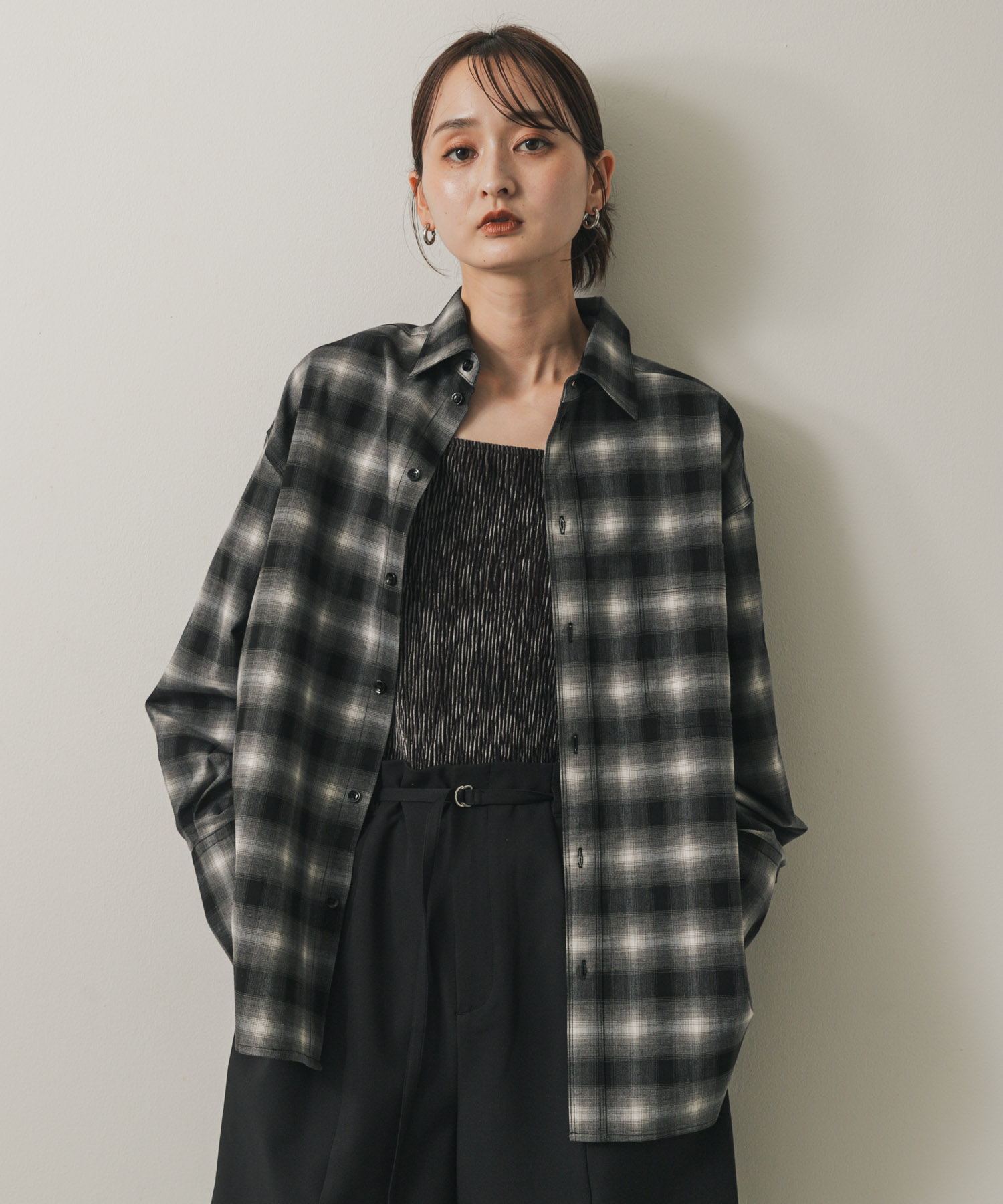 身長：169cm サイズ：one