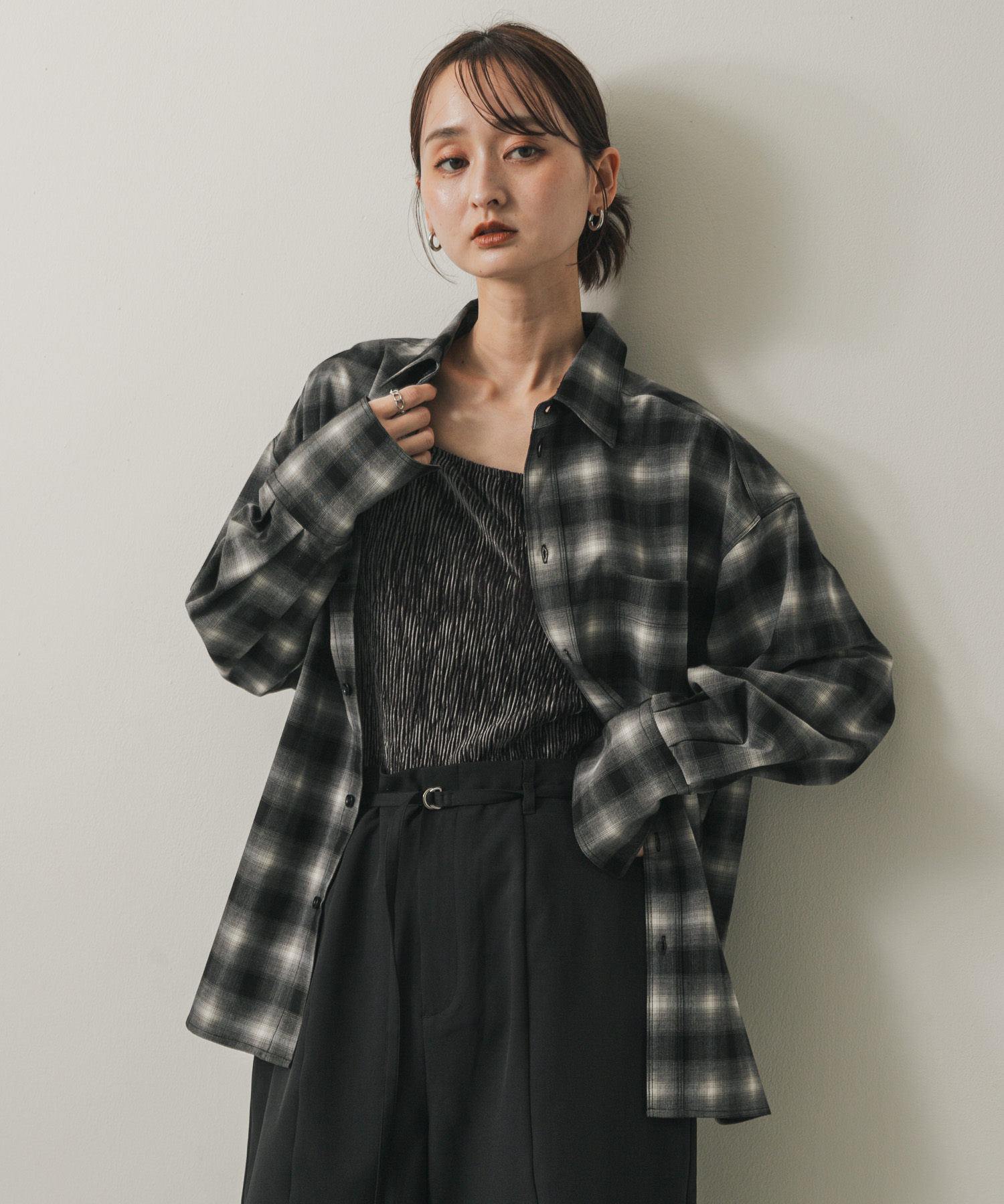 身長：169cm サイズ：one