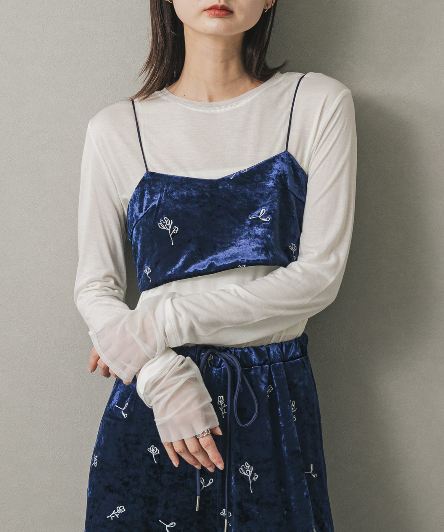 ベロアシシュウブラビスチェ