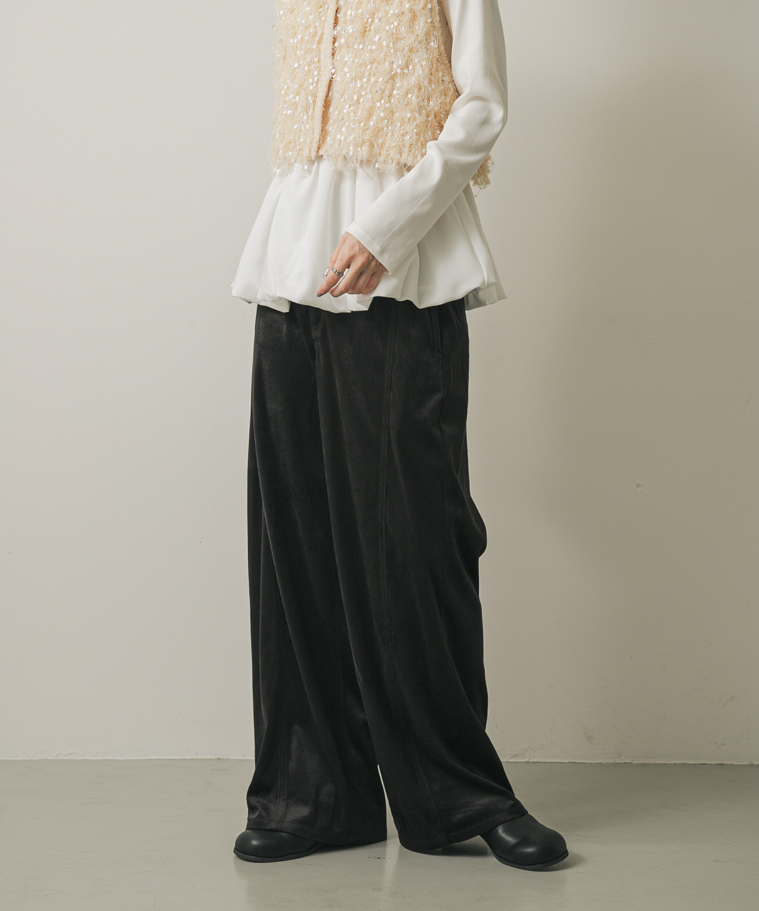 ソフトコーデュロイパンツ