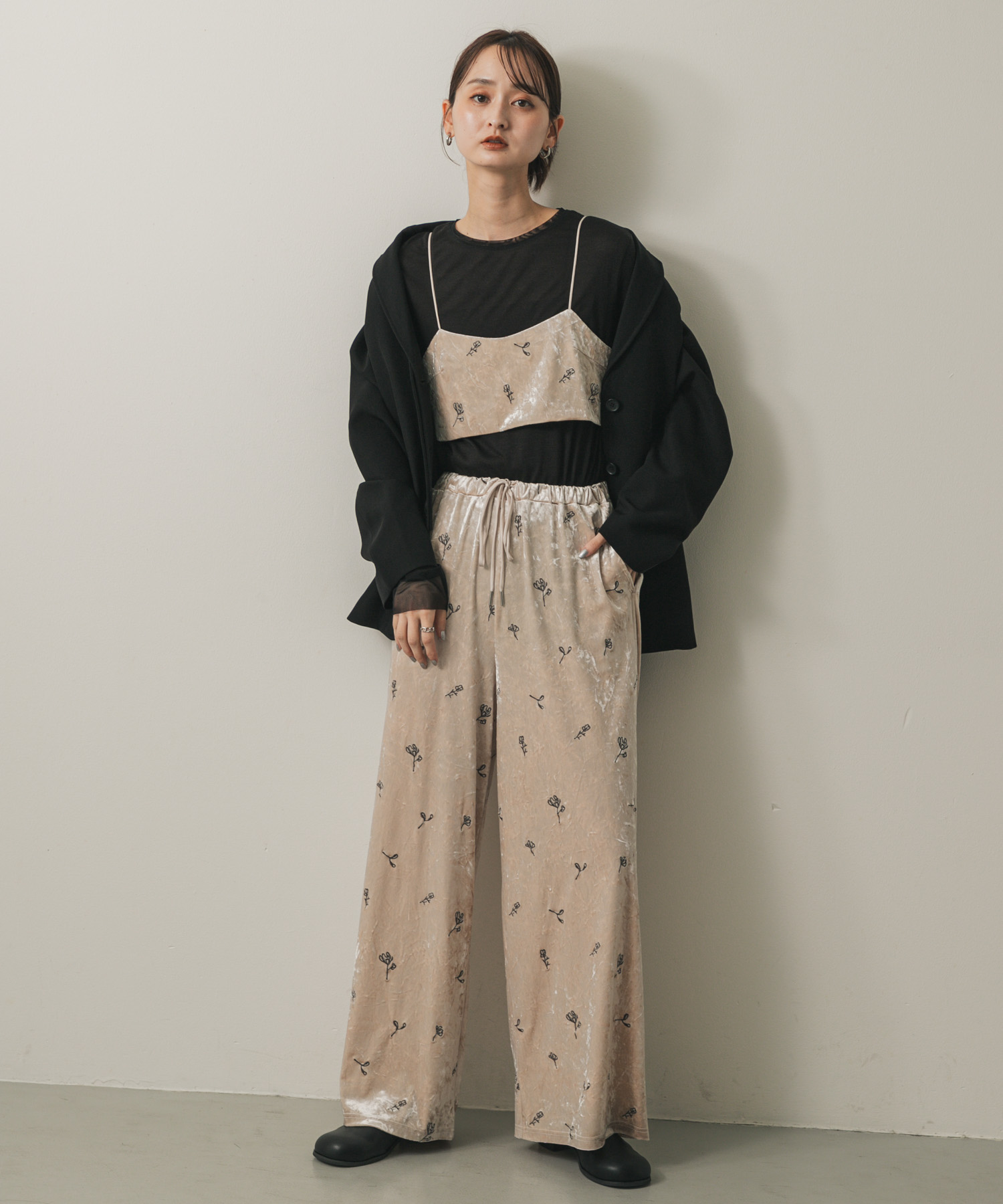 身長：158cm サイズ：one