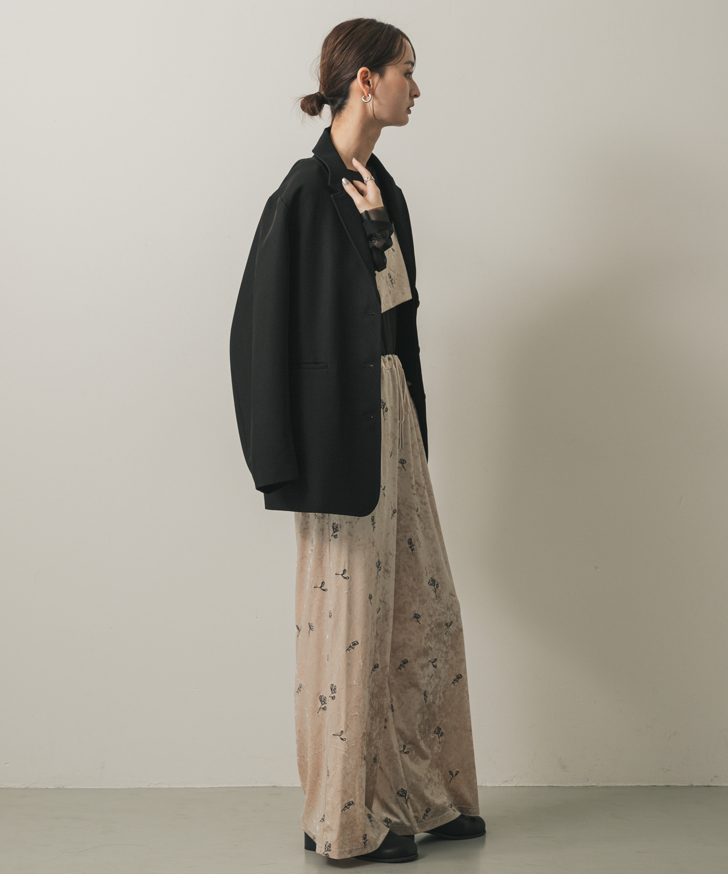 身長：158cm サイズ：one